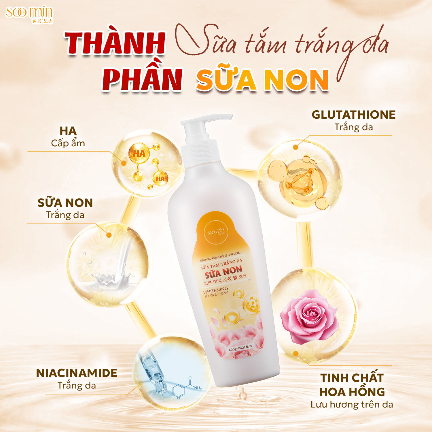 Sữa Tắm Trắng Da Sữa Non SooMin – Dưỡng Da Trắng Mịn, Căng Bóng Tự Nhiên_thumbnail_3