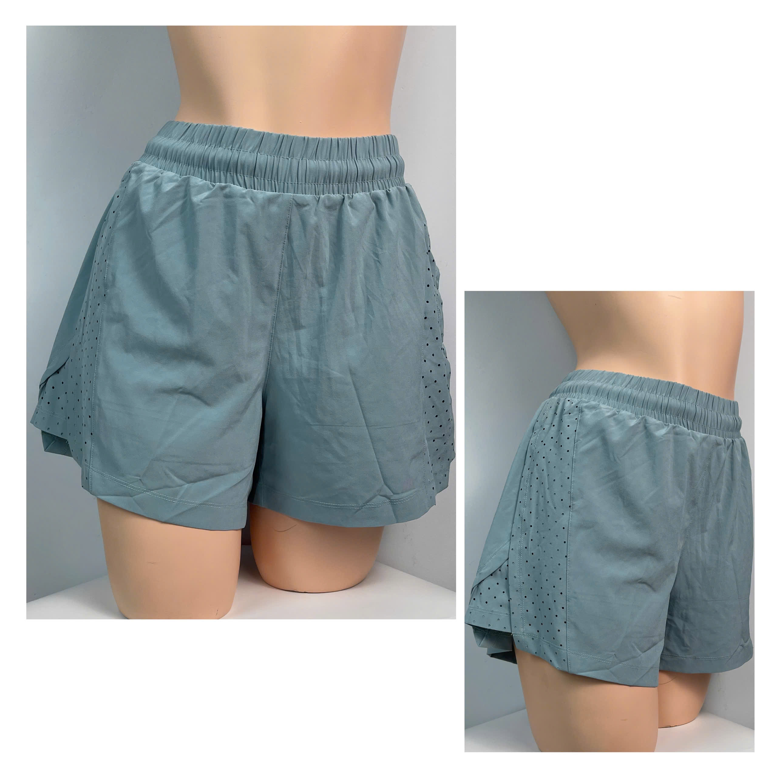Quần Đùi Thể Thao Dáng Boxer 2Lớp Phối Laze_thumbnail_9