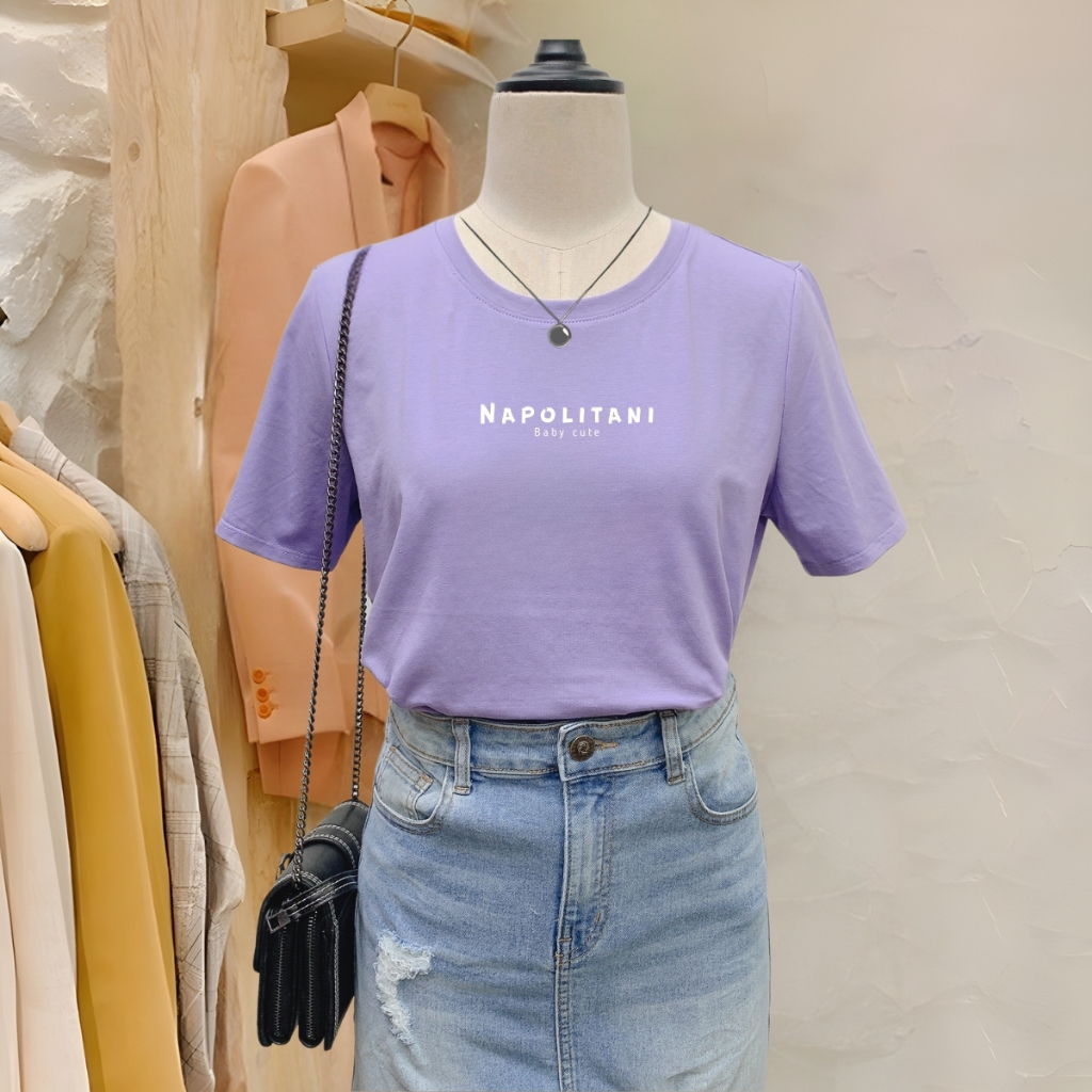 [Form Vừa] Áo phông nữ dáng vừa chất liệu 95% cotton - LOZA G0155_thumbnail_10