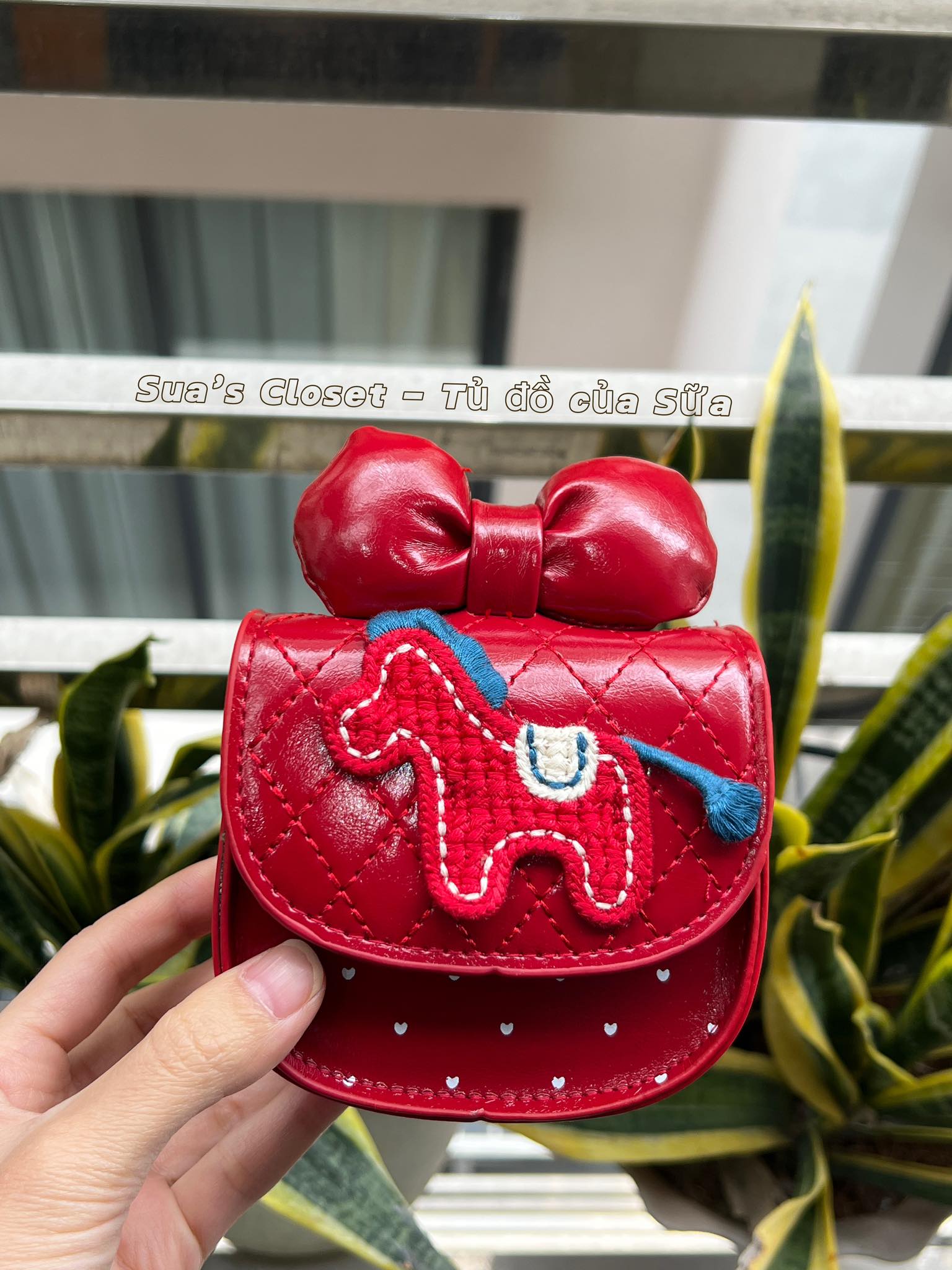 Túi Ngựa Đính Nơ