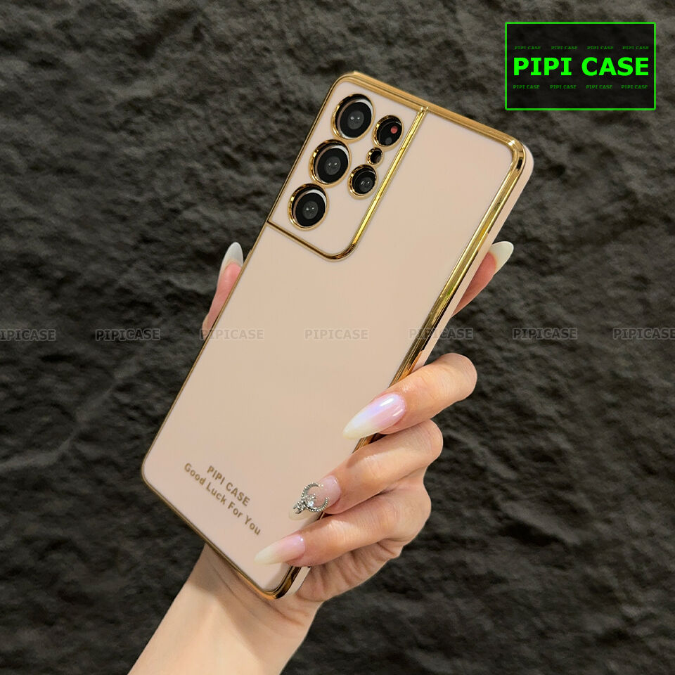 Ốp Lưng Samsung S21 Ultra 5G - Royal - Vàng Hồng