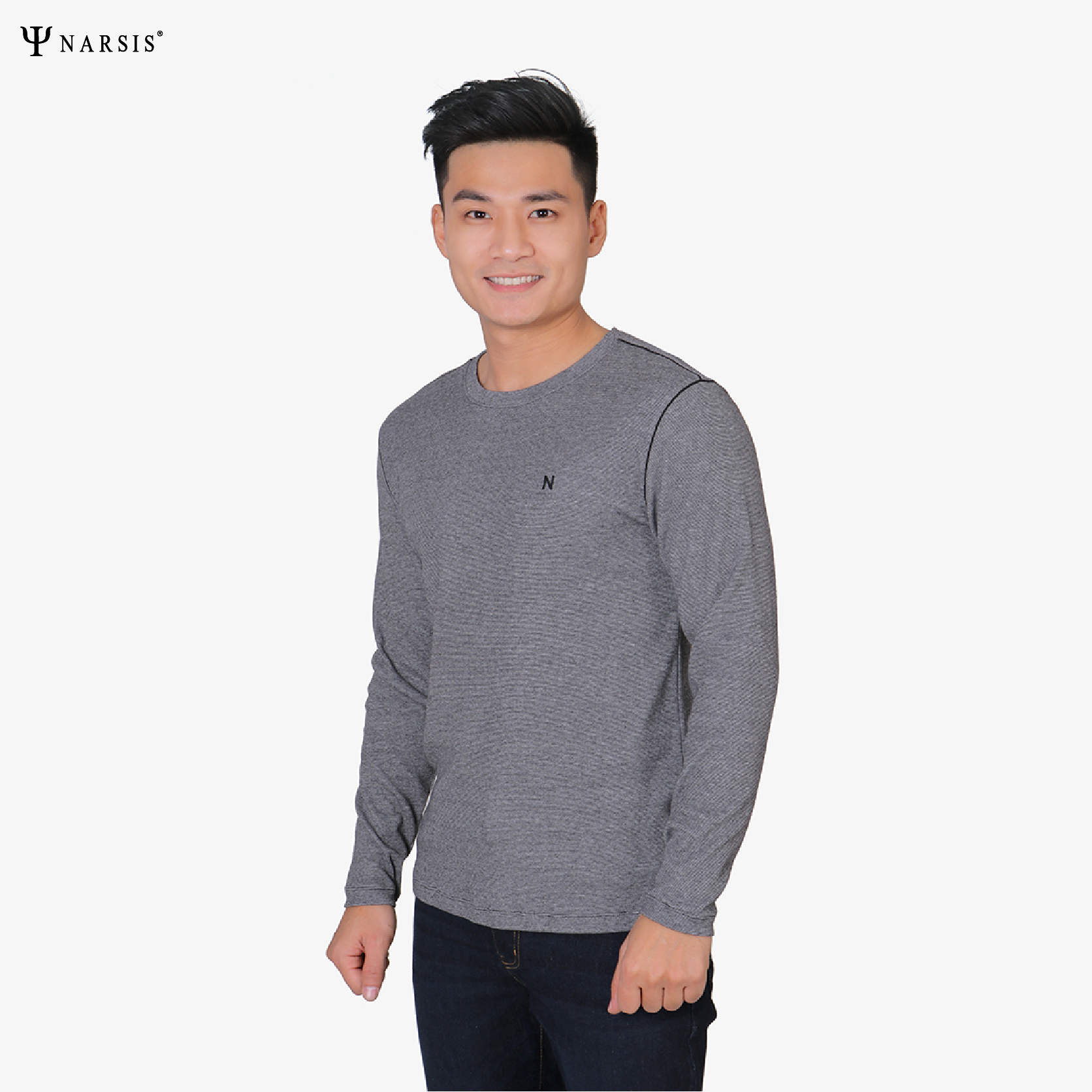 ÁO NAM NARSIS D8075 NARSIS CHẤT LIỆU THOÁNG MÁT, DỄ CHỊU, THOẢI MÁI CẢ NGÀY, DỄ VẬN ĐỘNG_thumbnail_5