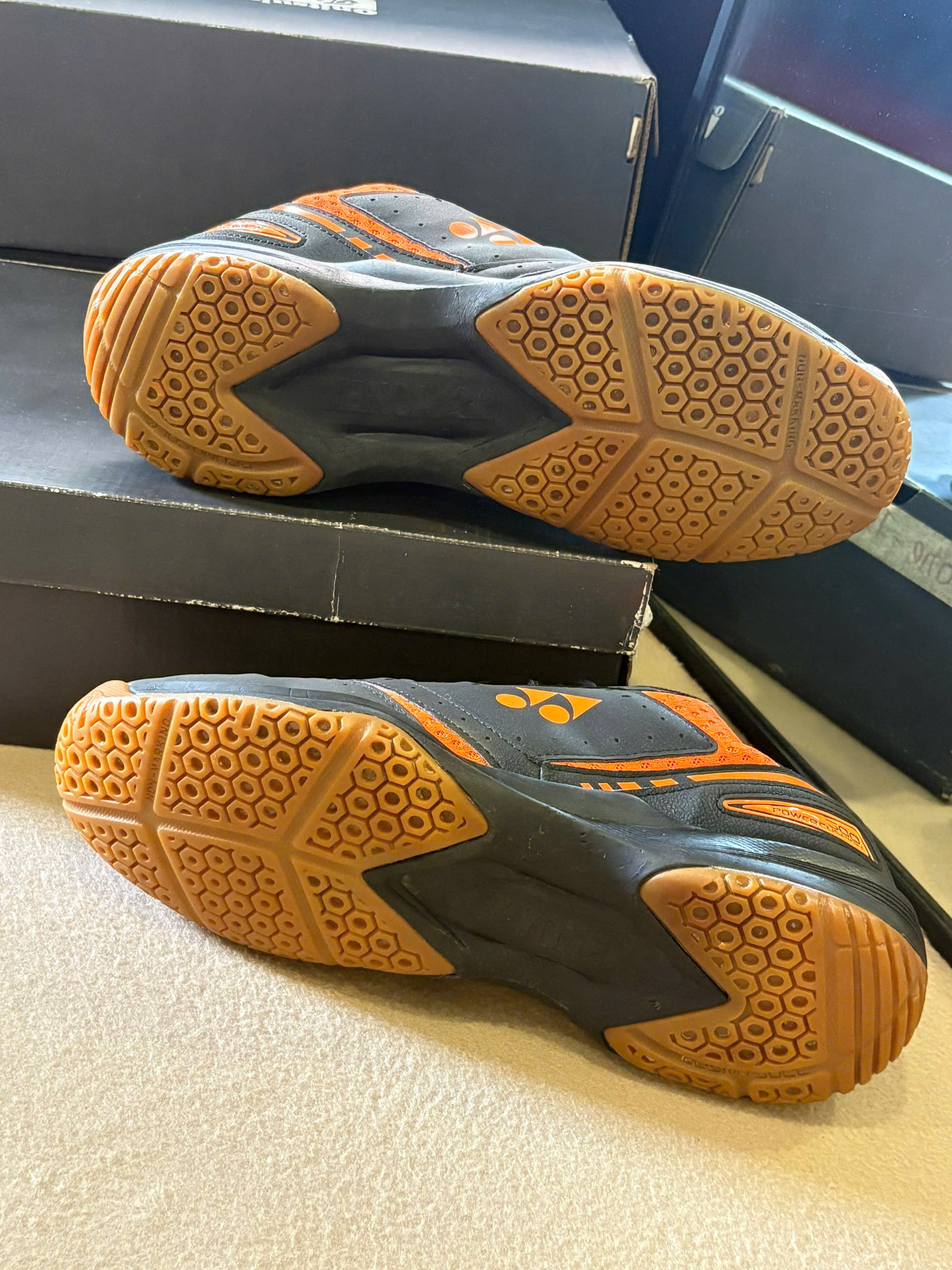 Yonex Badminton Shoes SHB-500CR - Black/Orange_thumbnail_6
