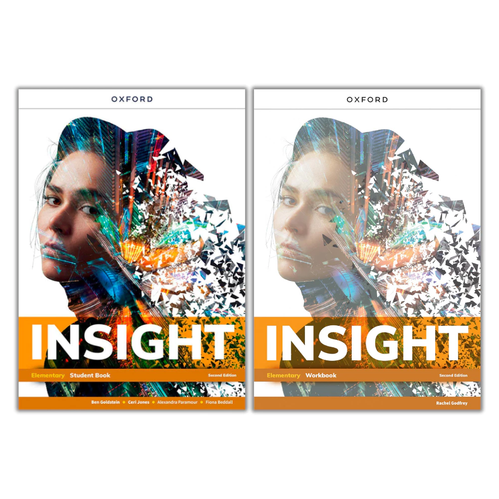 Sách Oxford Insight Elementary Second Edition - Combo 2 cuốn SB+WB - Bản in lazer tặng file nghe