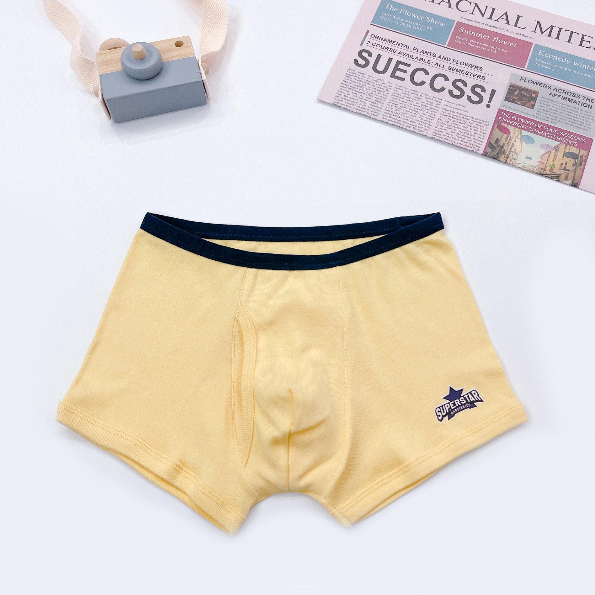 QUẦN LÓT ĐÙI BÉ TRAI NARSIS  MÀU VÀNG KF1005 NARSIS CHẤT LIỆU THOÁNG MÁT, DỄ CHỊU, THOẢI MÁI CẢ N..._thumbnail_1