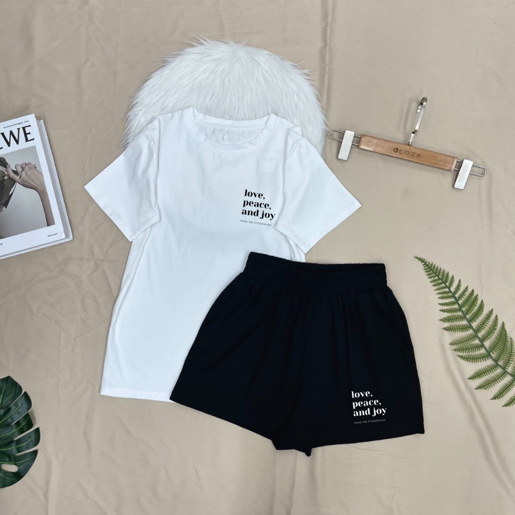 Đồ bộ nữ thun cotton dáng rộng mặc nhà đi chơi mùa hè mát mẻ - LOZA BP19_thumbnail_8