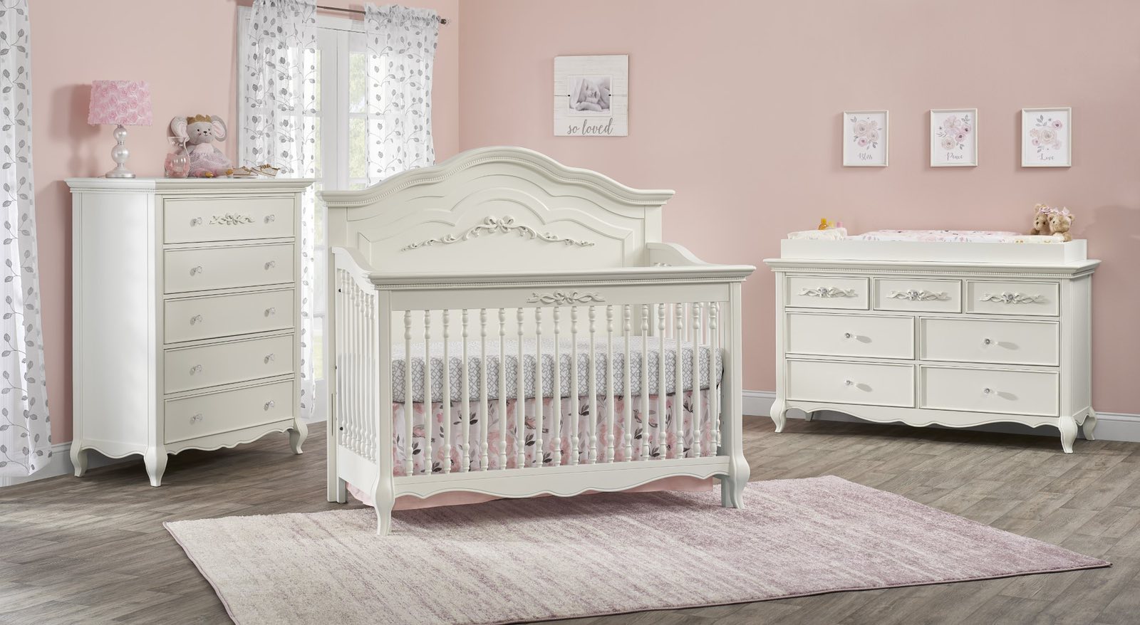 Giường cũi cho bé Emily 4 in1 Convertible