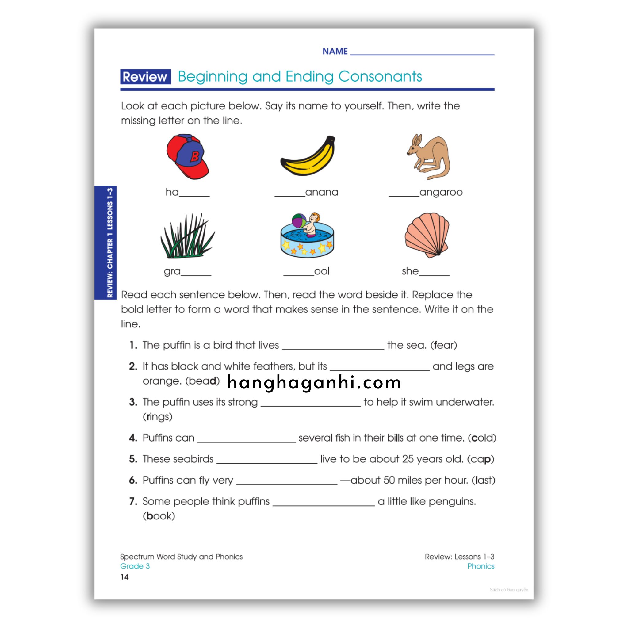Sách Spectrum Word Study and Phonics Workbook Grade 3_thumbnail_15