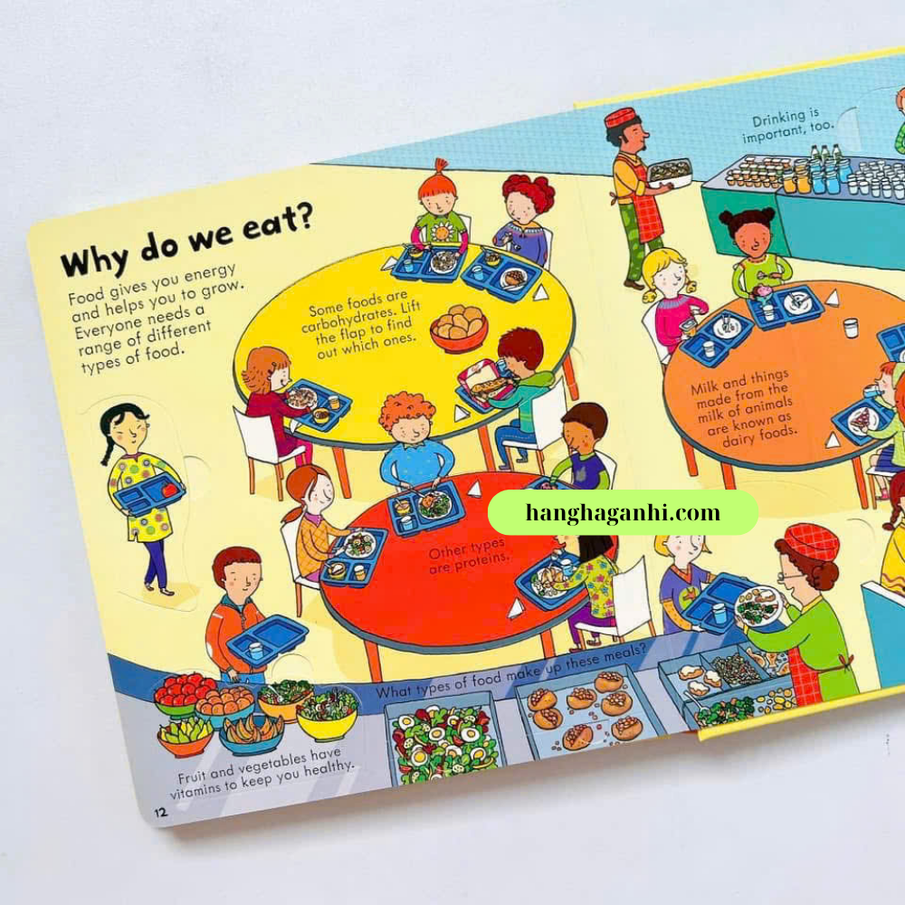 Sách lật mở Usborne Look inside Food_thumbnail_1