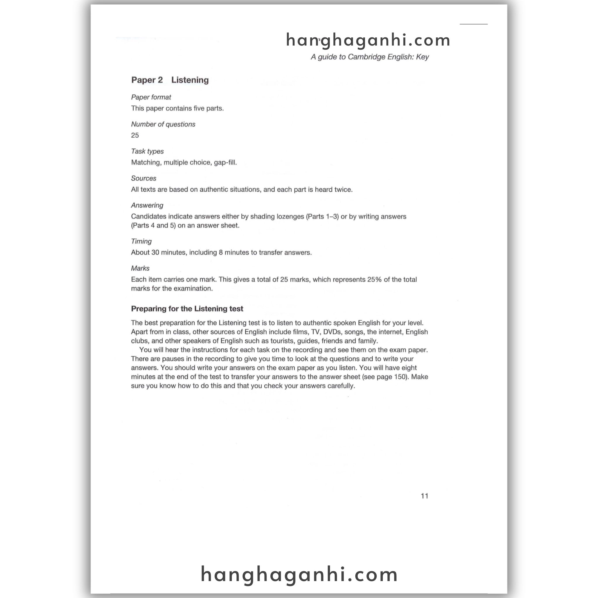 Sách Cambridge Key English Test (Ket) 7 With Answers_thumbnail_7