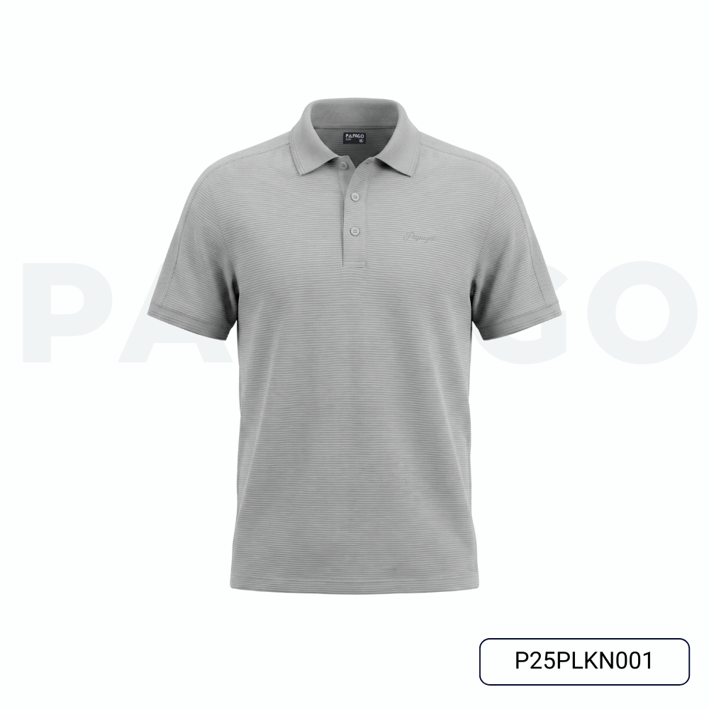 Áo polo cao cấp PAPAGO nam Trung niên form rộng thêu logo kẻ ngang - P25PLKN001_thumbnail_10