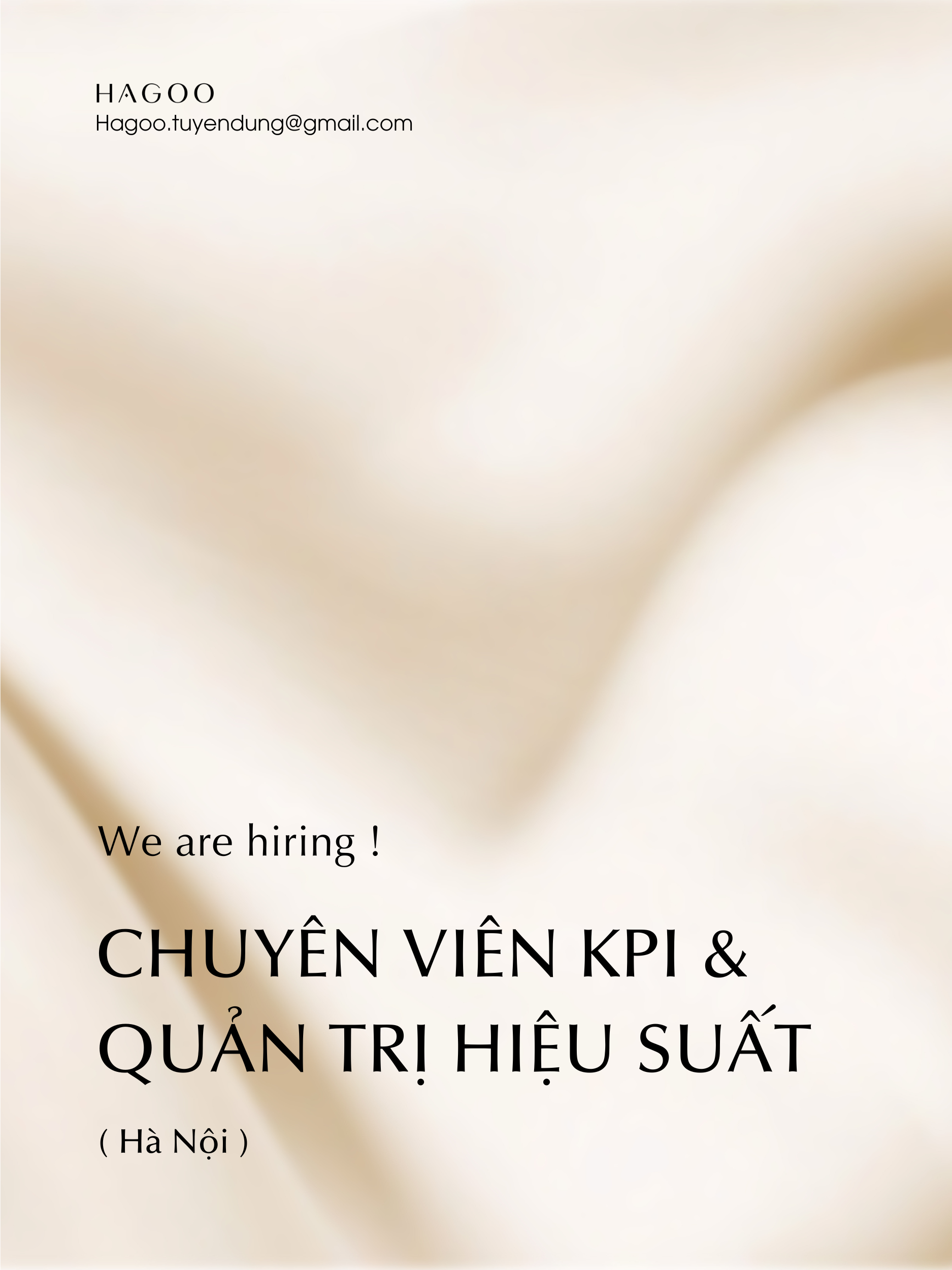 CHUYÊN VIÊN KPI & QUẢN TRỊ HIỆU SUẤT