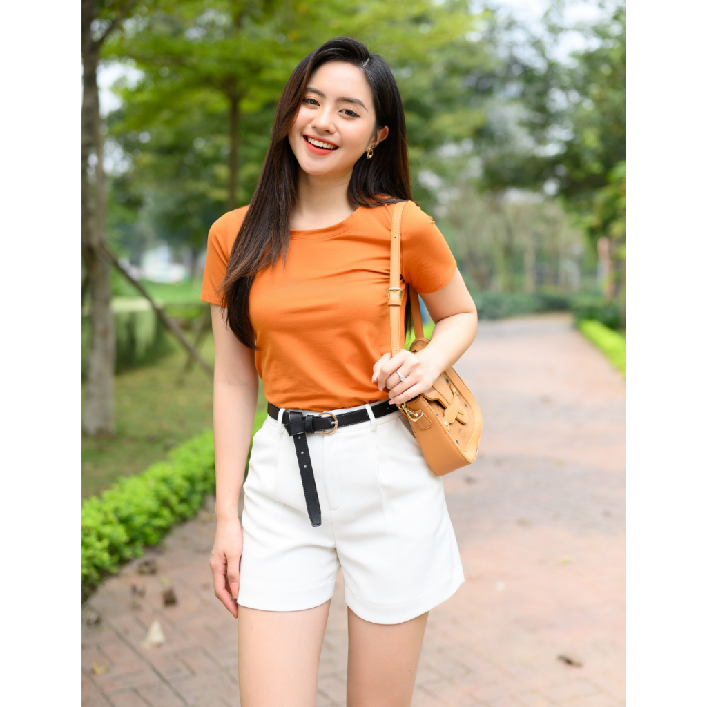 Áo  thun cotton trơn phom suông_thumbnail_8