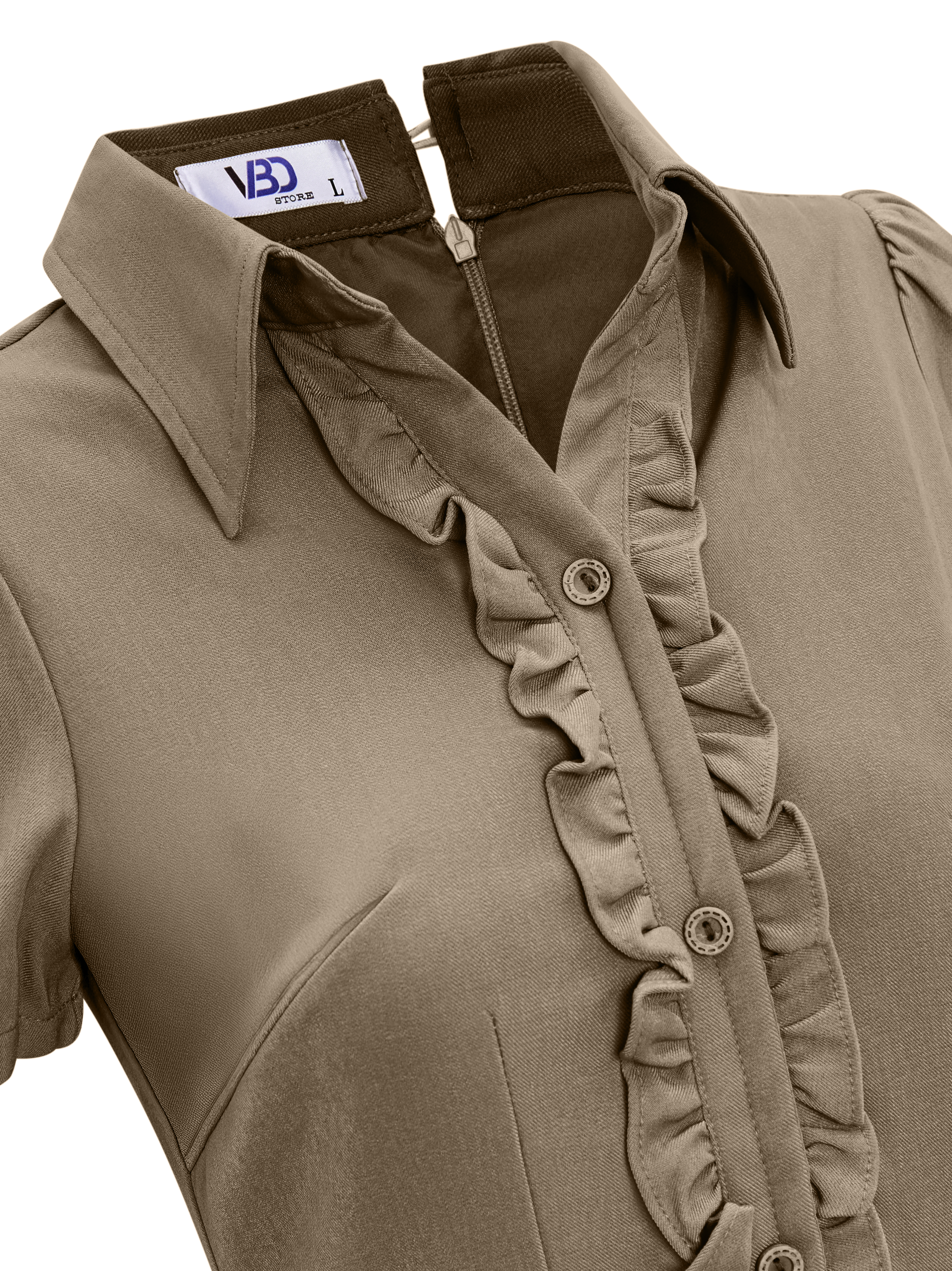 BIGSIZE NỮ - Đầm kiểu tùng bí kiểu V-DA198_thumbnail_8