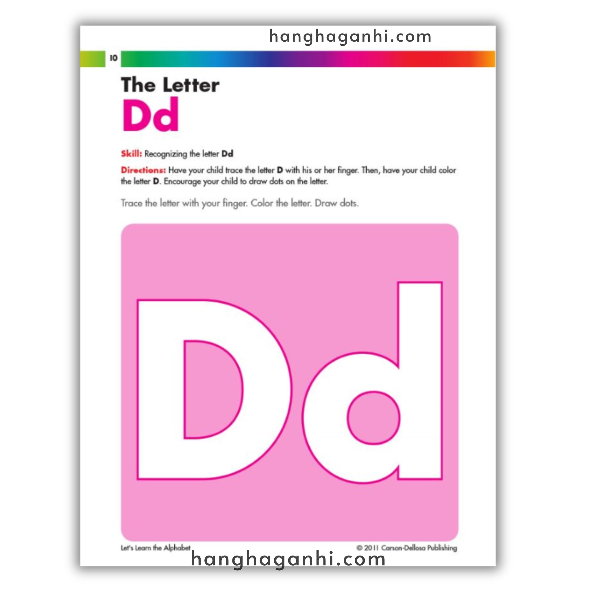 Spectrum 2+ Lets Learn the Alphabet for Early Years, sách Mỹ cho bé_thumbnail_8