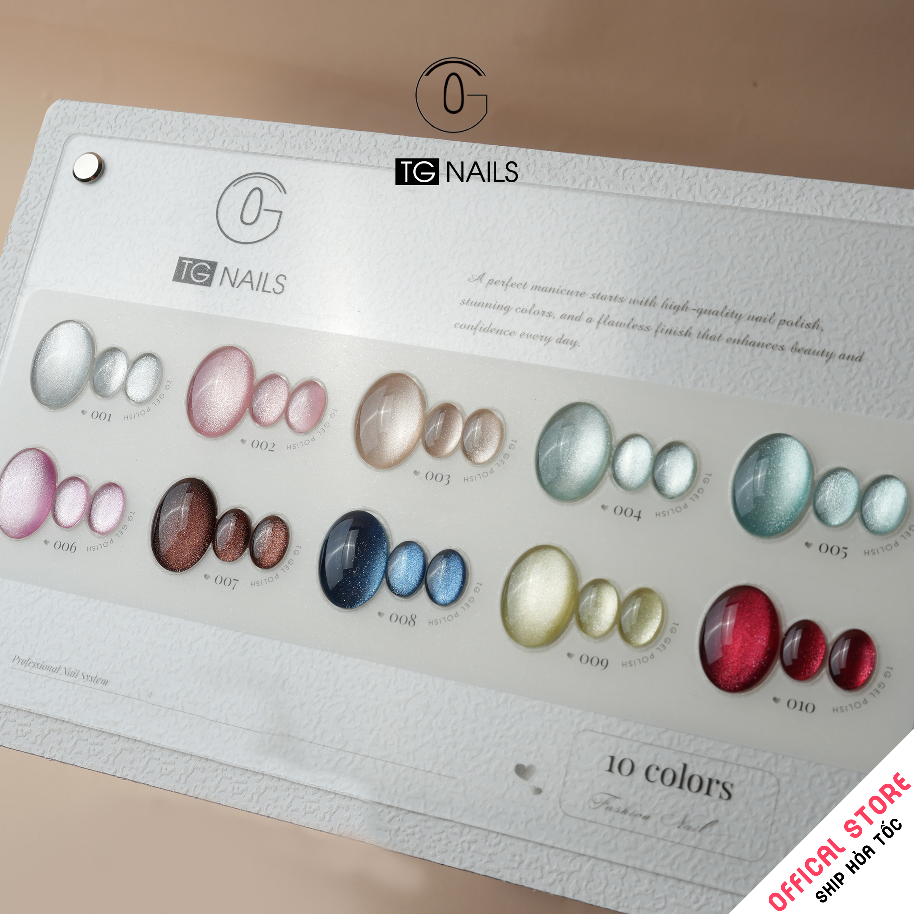 ComBo 10 màu Mắt Mèo Kim Cương TG Nails kèm bảng màu_thumbnail_5