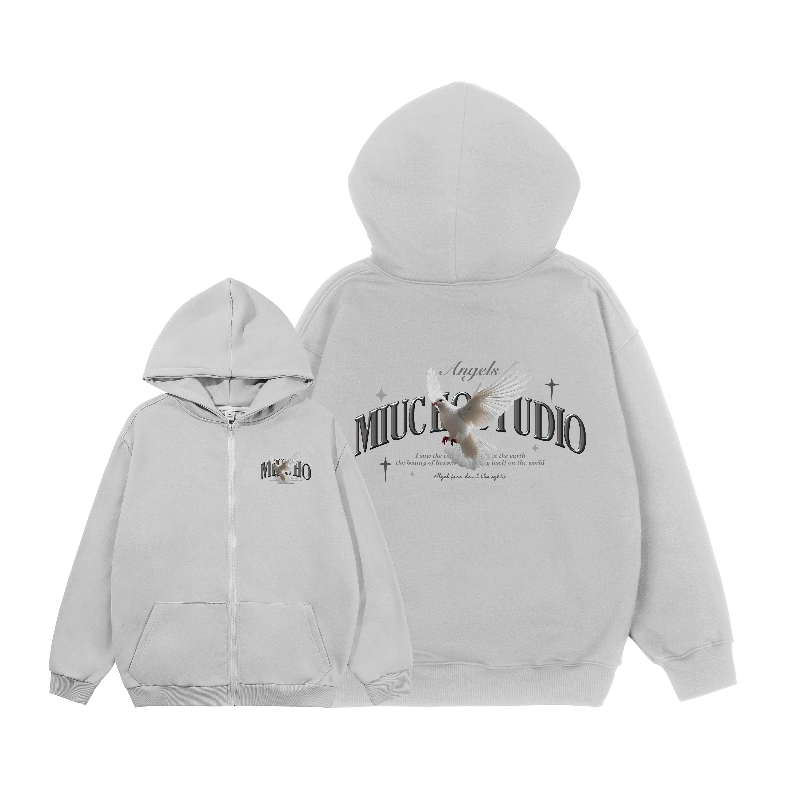 Áo hoodie zip nam local brand form rộng HZD1584 Miucho Club vải nỉ chân cua dày dặn mũ rộng in mix_thumbnail_13