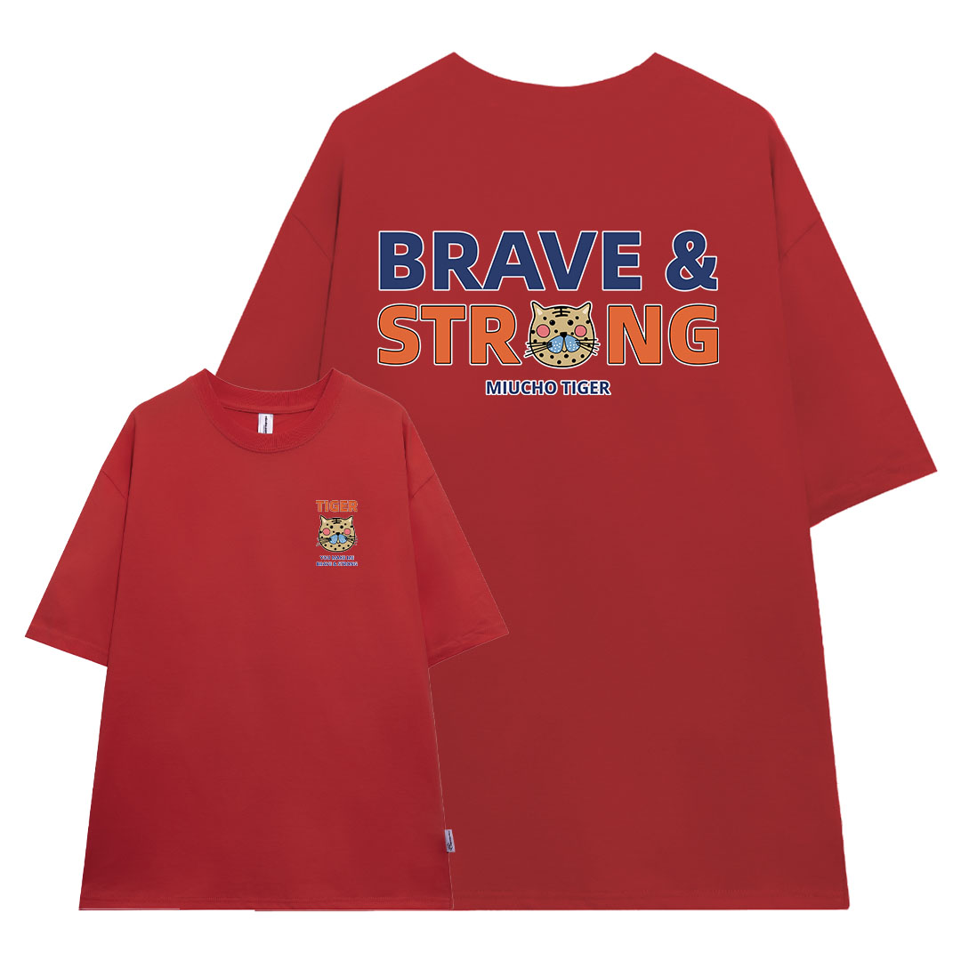 Áo thun nữ form rộng 12 con giáp tuổi Dần (tuổi hổ) ATD422 Miucho cotton cổ tròn in graphic_thumbnail_3