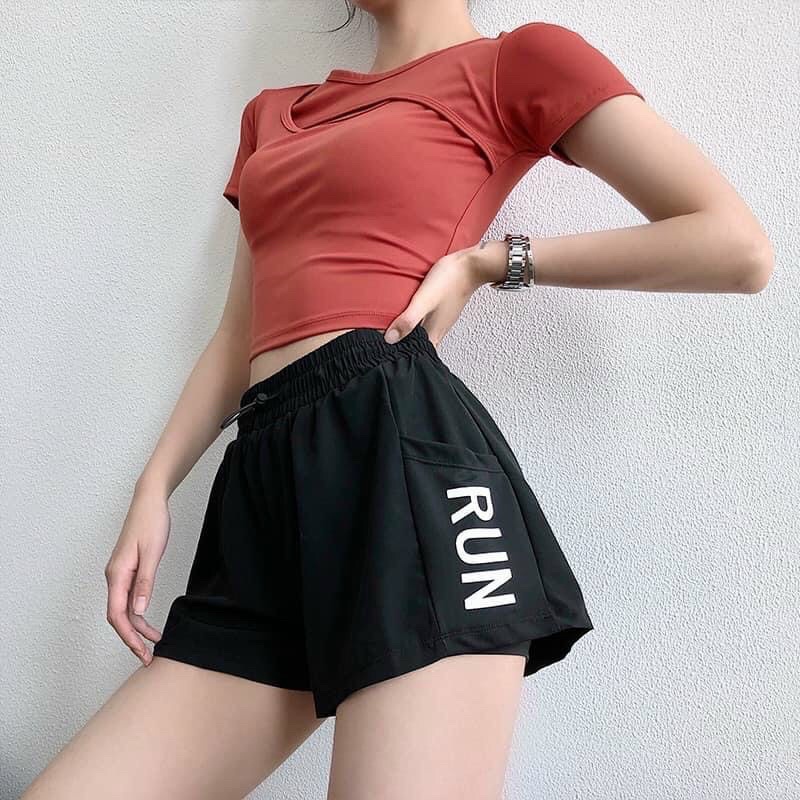 Quần Đùi Thể Thao Dáng Boxer 2 Lớp Run Siêu Xinh_thumbnail_4