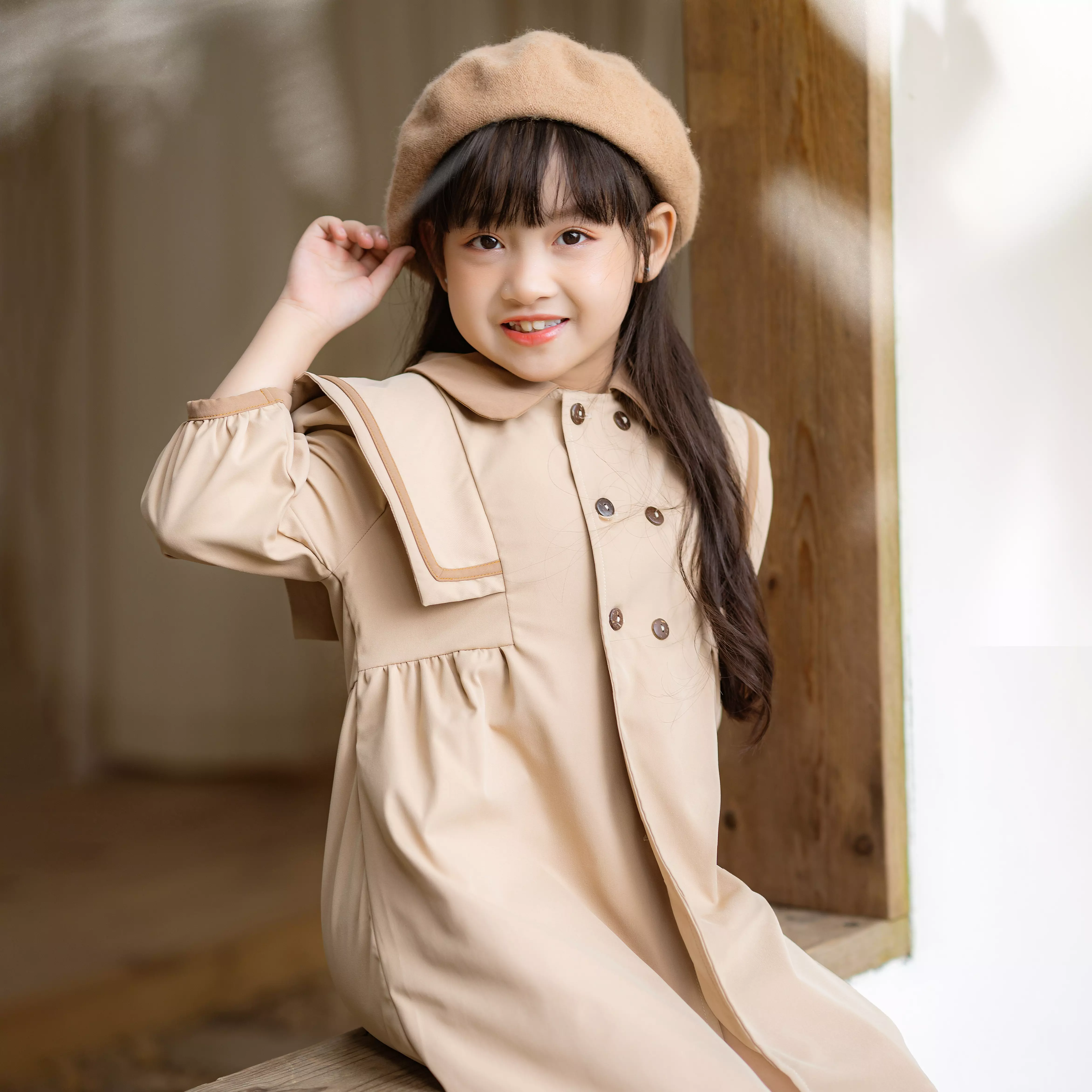 Váy cổ sen cài cúc trước_thumbnail_3