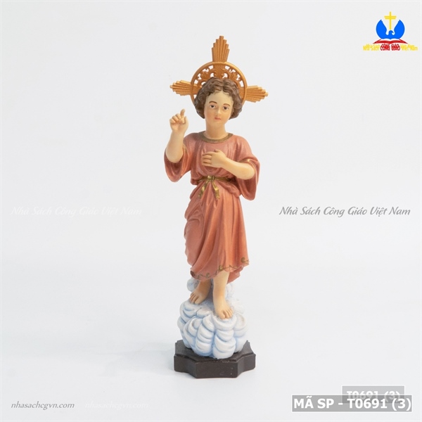 Tượng Chúa Giesu Hài Đồng 15cm vẽ tay ✔