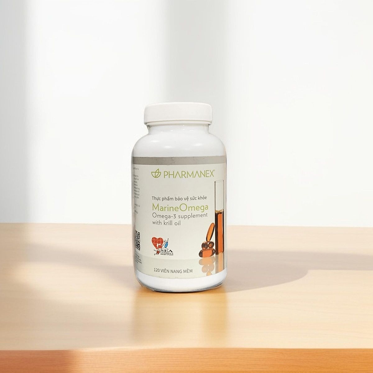 Viên Dầu Nhuyễn Thể Cá Nuskin Marine Omega 120 viên – Hỗ trợ tim mạch, não bộ & thị lực