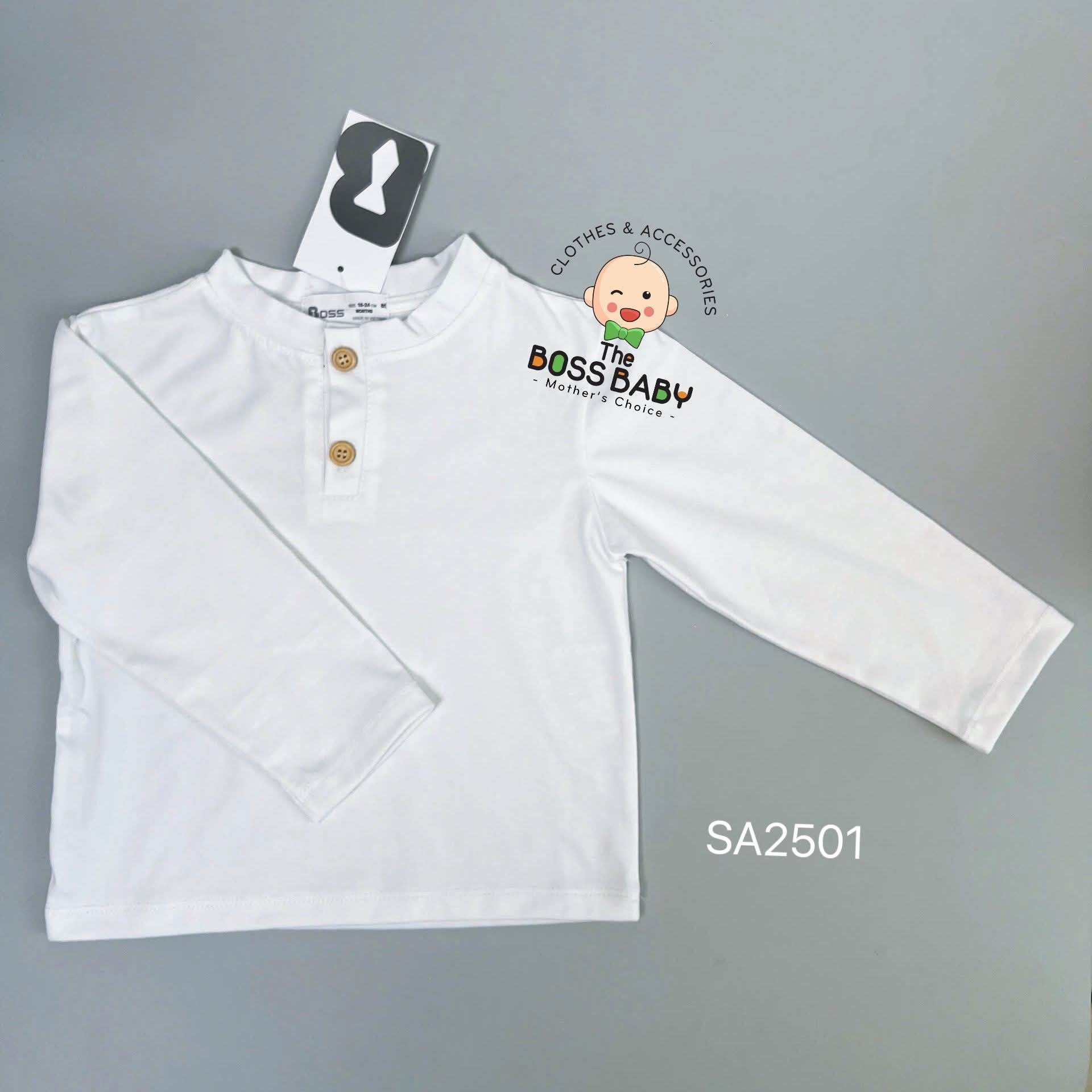 Set 3 áo cotton dài tay cúc gỗ_thumbnail_1