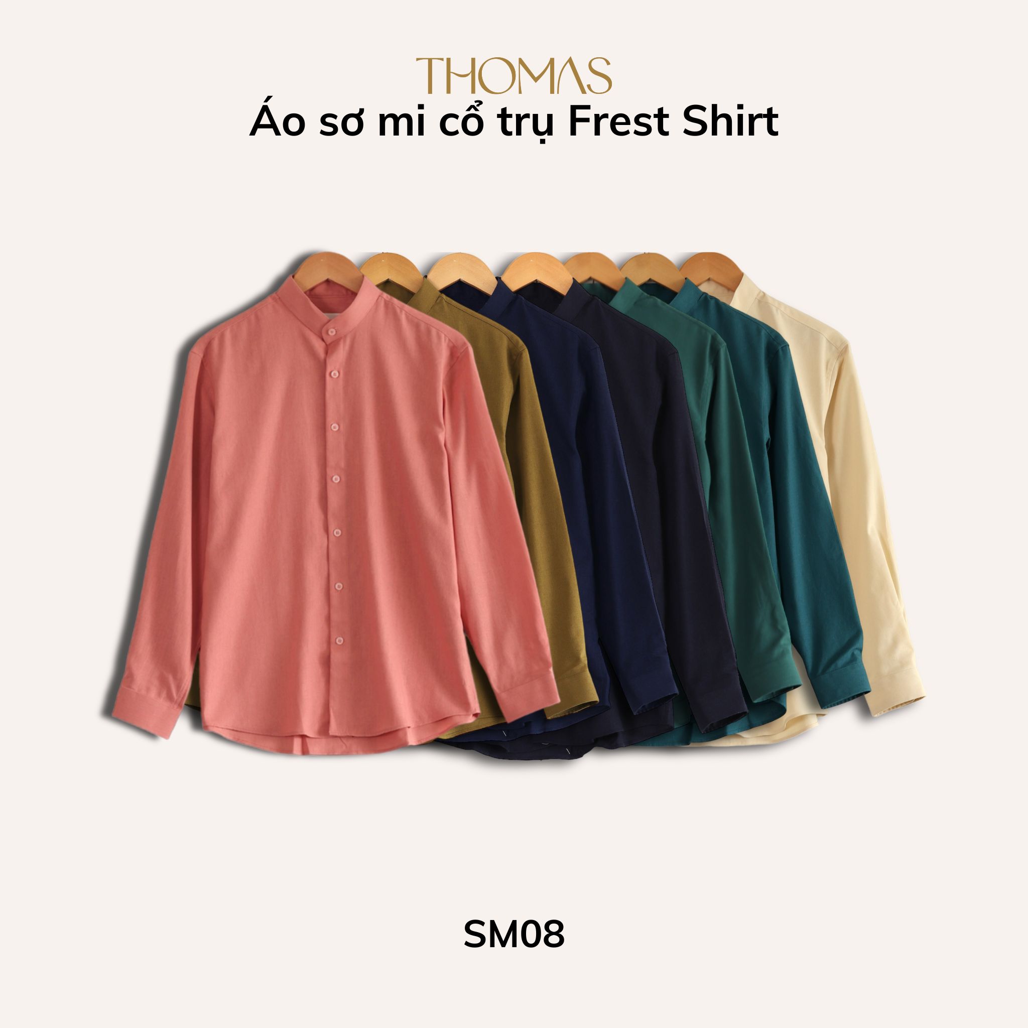 Áo sơ mi cổ trụ Frest Shirt SM08_thumbnail_5