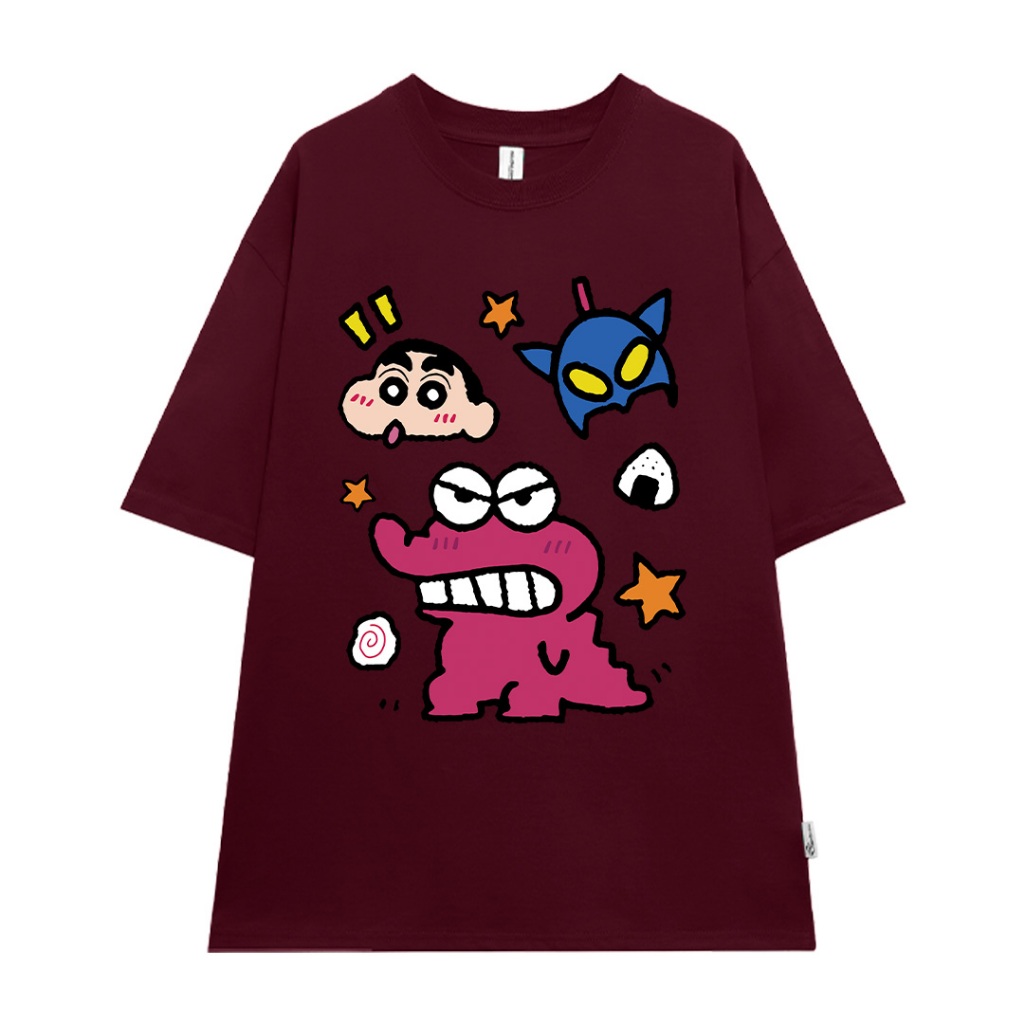 Áo thun nữ in hình Shin dễ thương form rộng ATD224 Miucho cotton spandex in Artwork_thumbnail_19