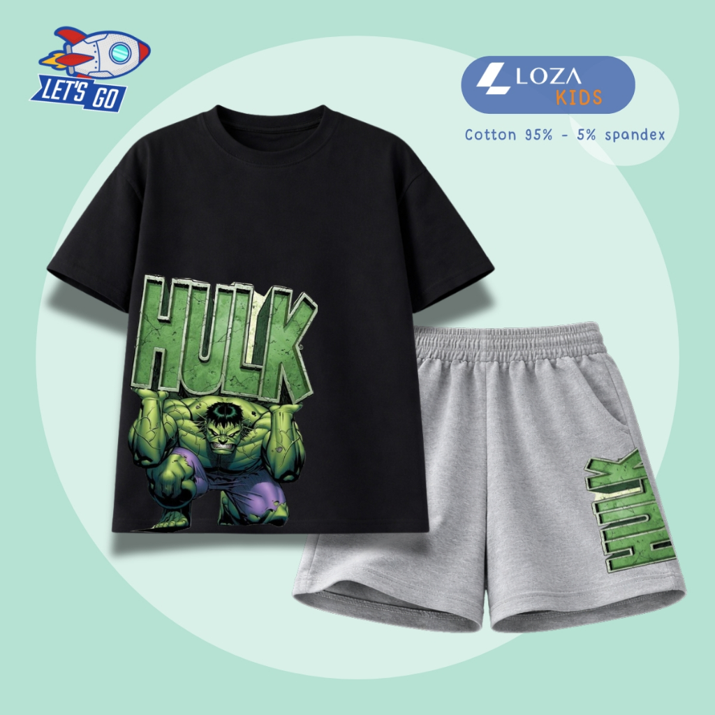 Set bộ bé trai hình Hulk -  Loza Kids SB638_thumbnail_1