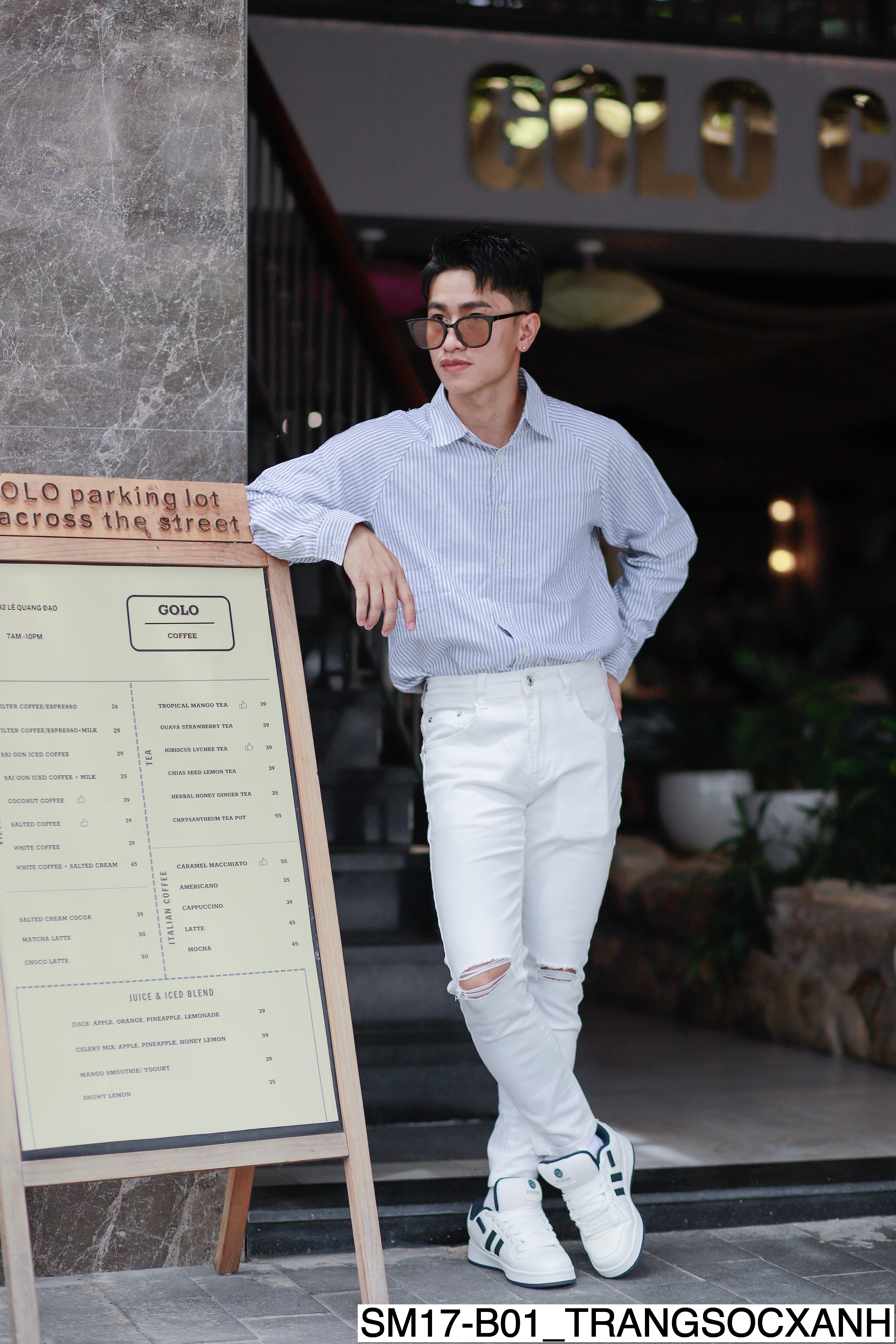 B01 SM17 - Áo sơ mi nam button-down cổ điển_thumbnail_15