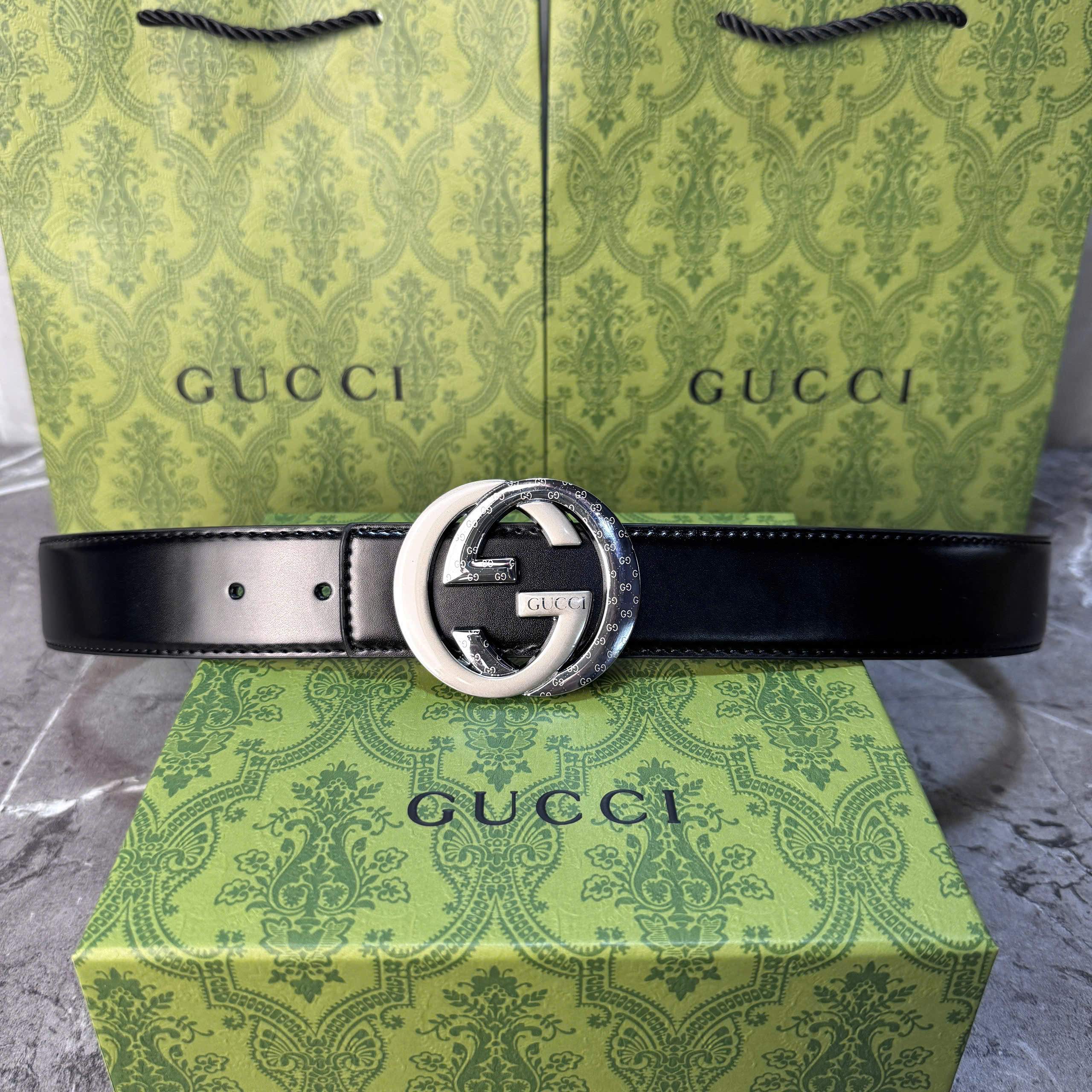 Thắt lưng Gucci Signature Double G Buckle cao cấp_thumbnail_4