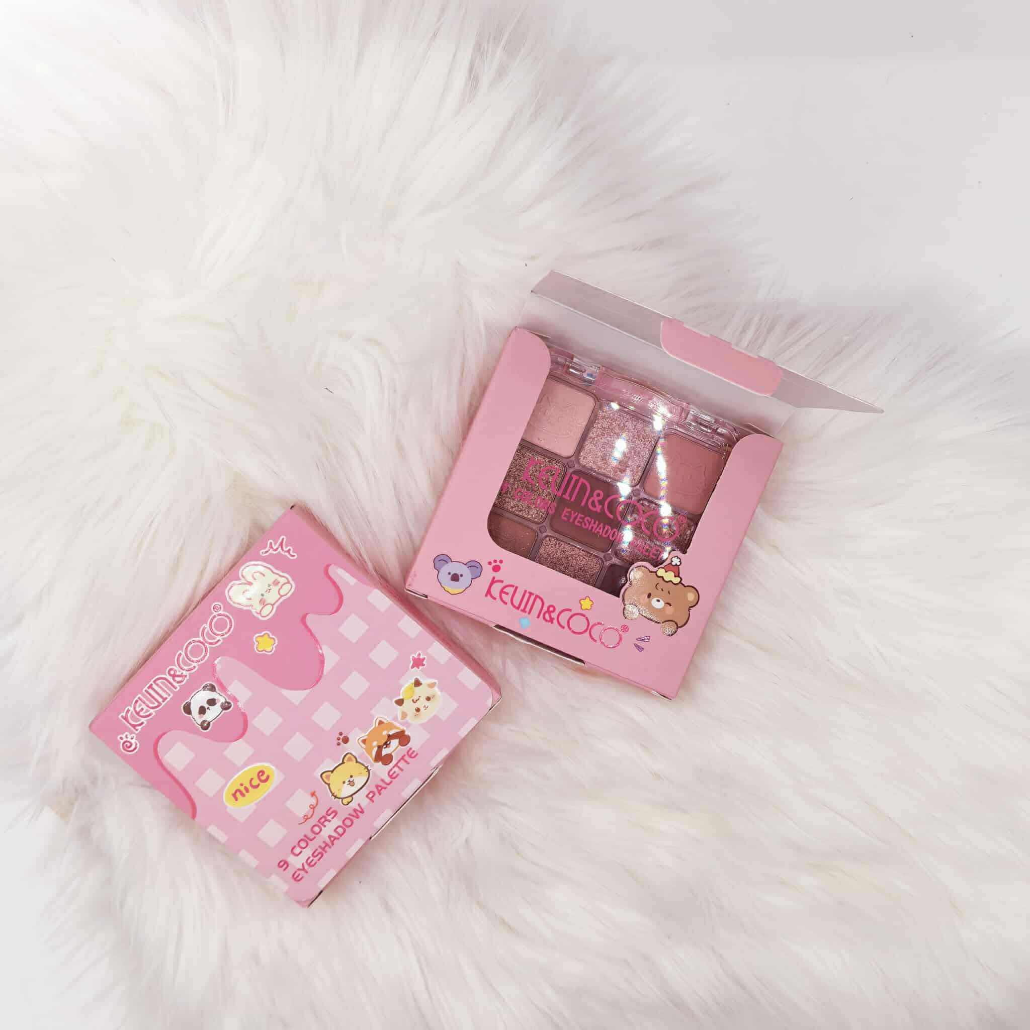 Kevin & Coco 9 Colors Eyeshadow Palette Fluffairy