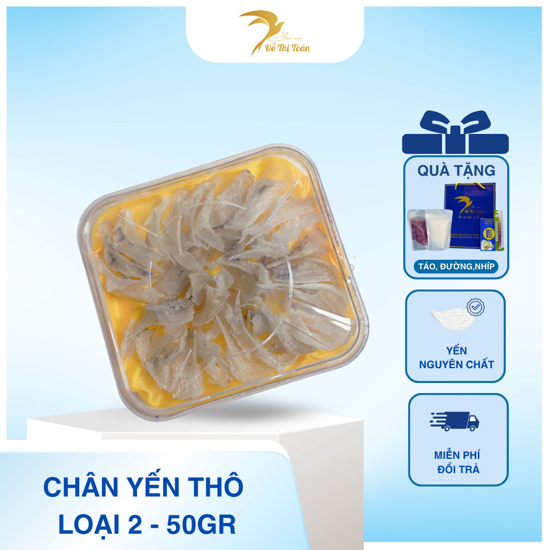 [T45] CHÂN YẾN THÔ L2- HỘP 50GR