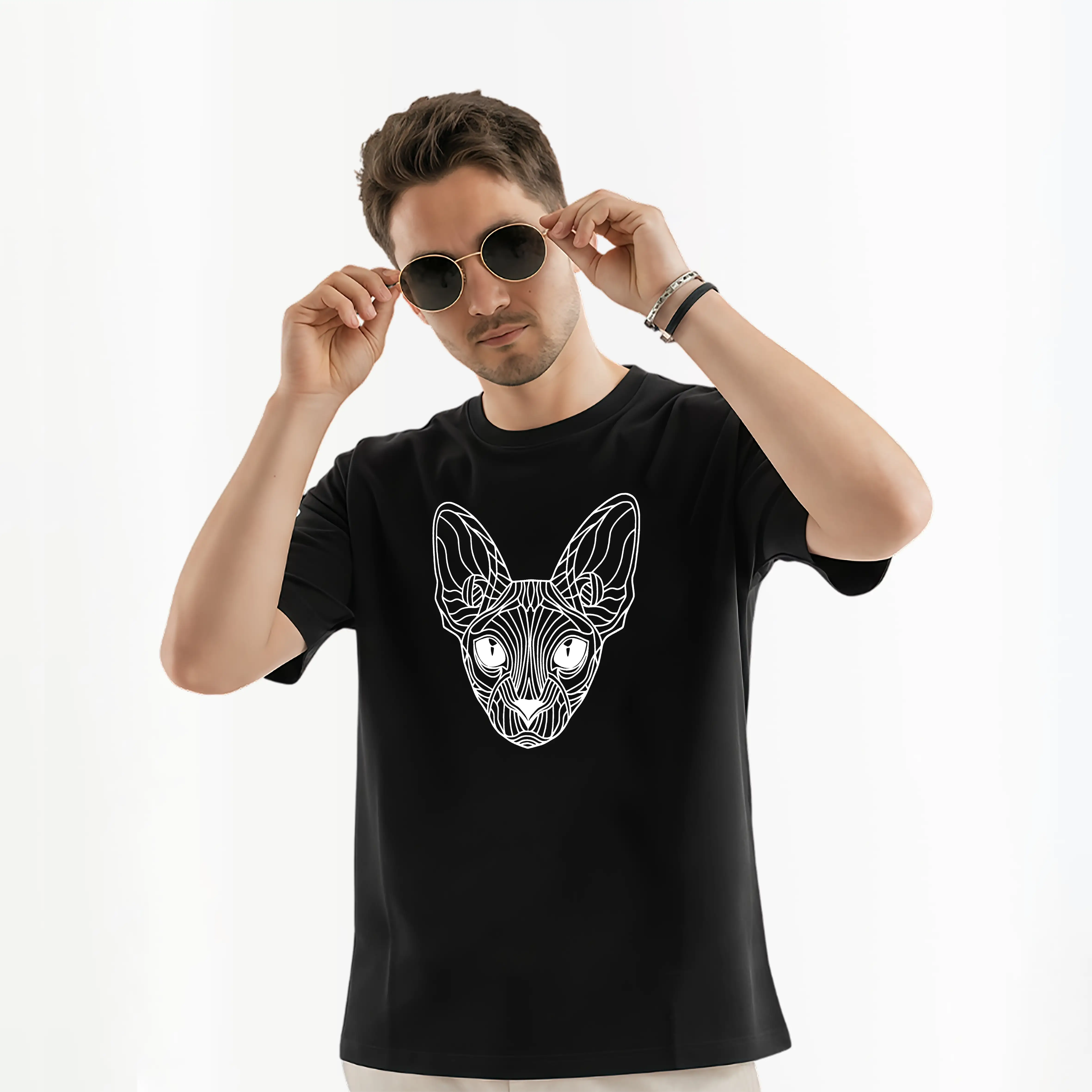 Áo thun nam form rộng big size nhiều màu TeePrint 3244_thumbnail_4