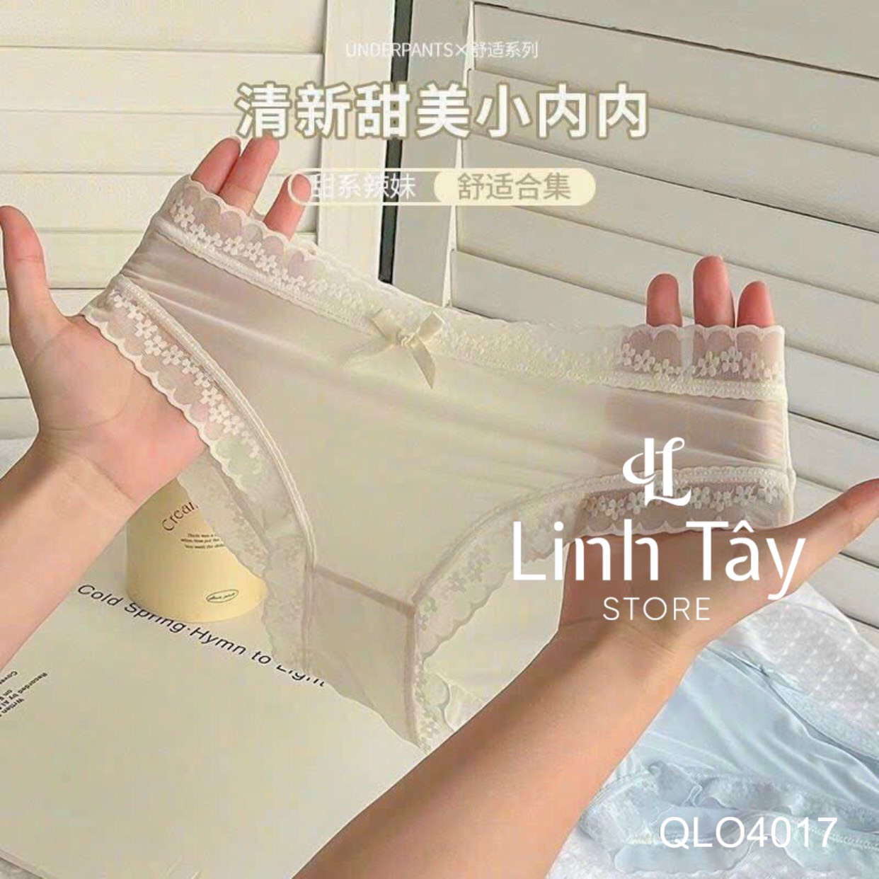 Quần Lót Phối Ren Mỏng Nhẹ