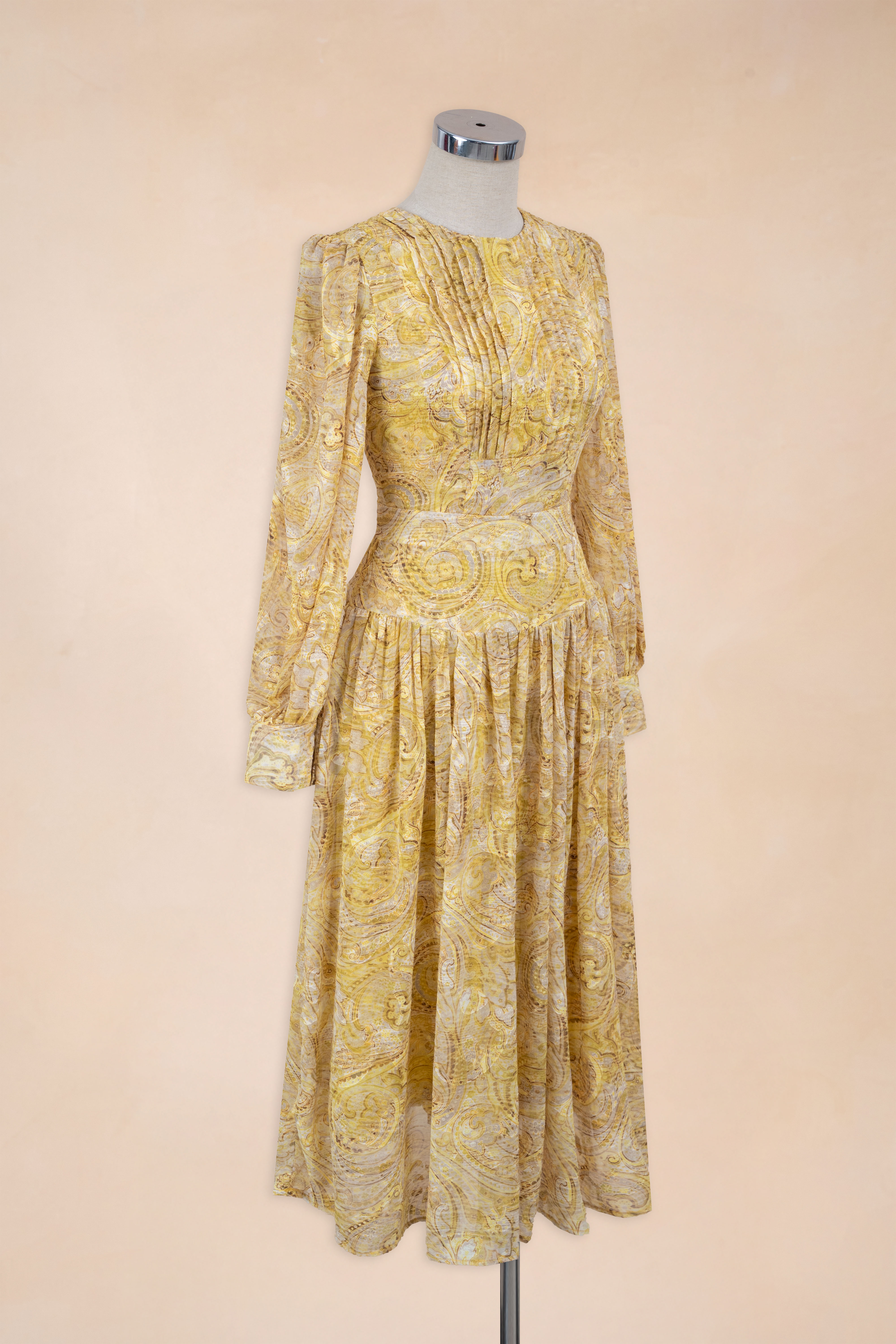 Đầm Xoè Ly Ngực Tay Bồng_thumbnail_2