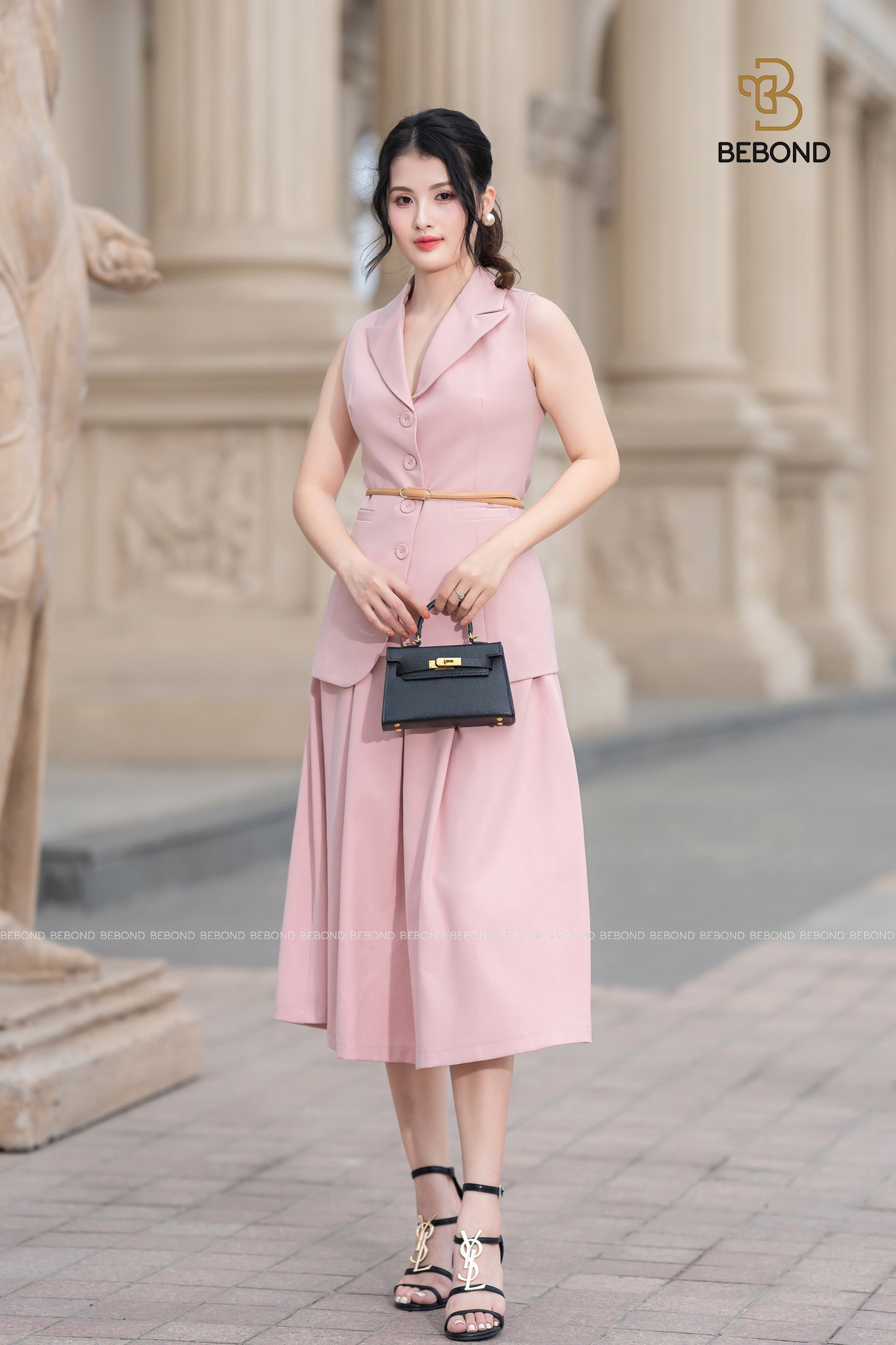 Áo sát nách LEORA màu HỒNG