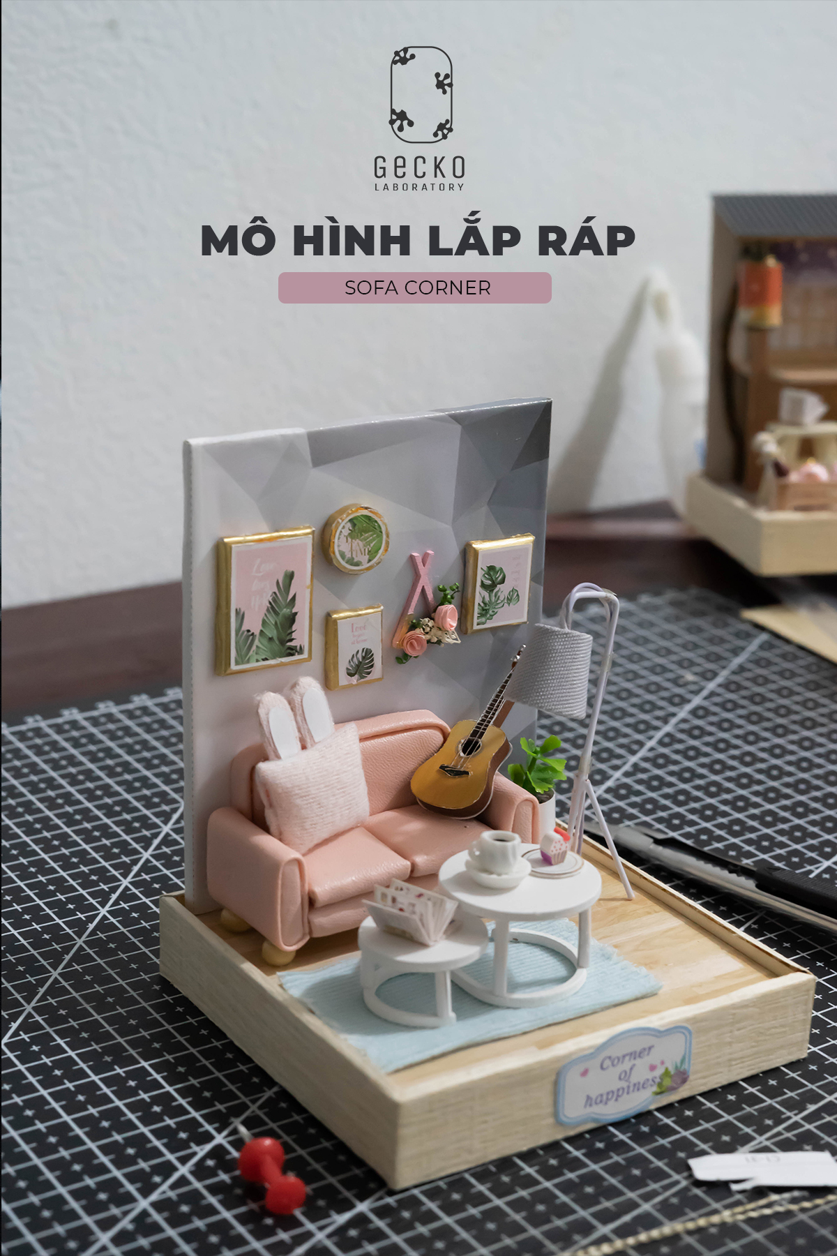 Mô hình lắp ghép Góc Sofa