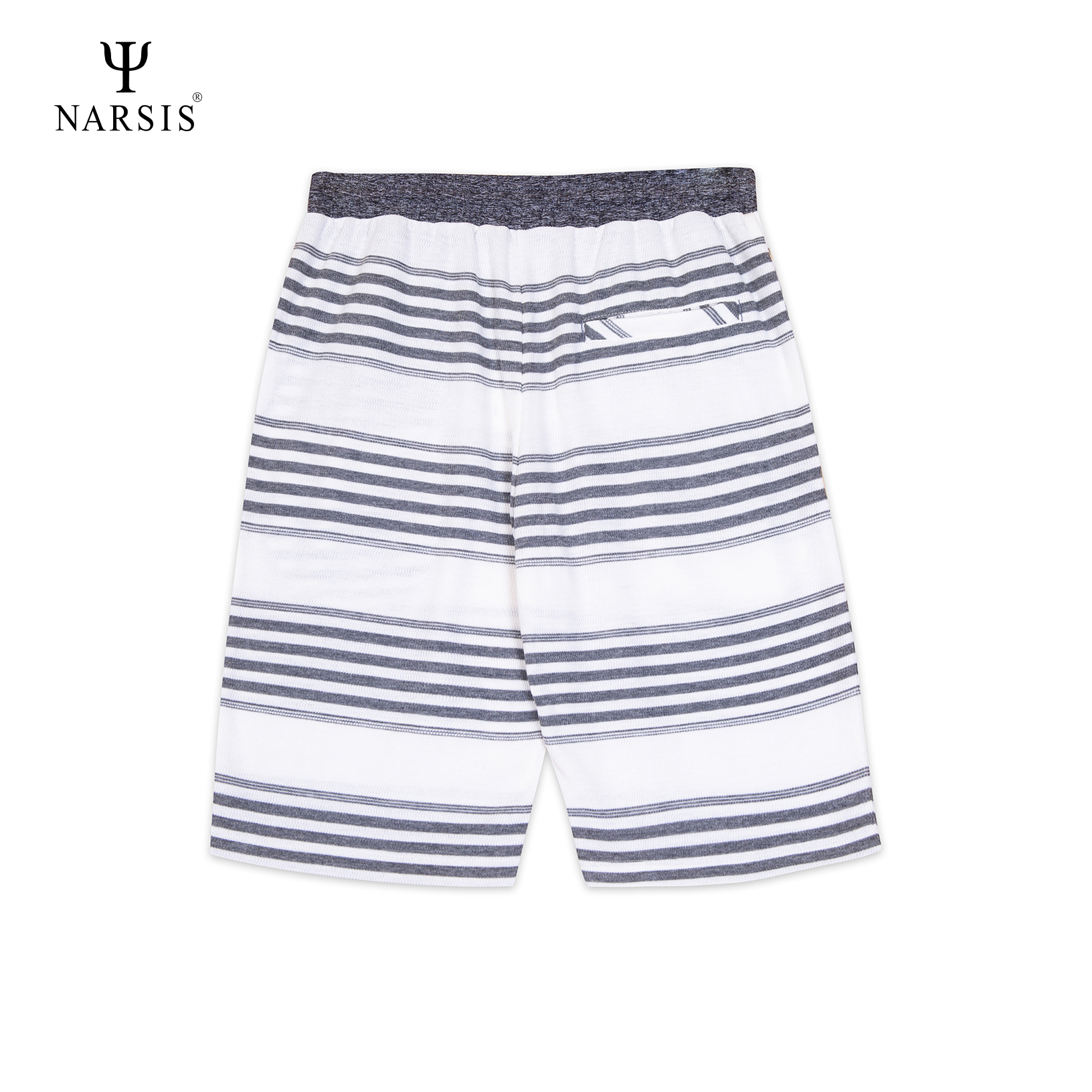 QUẦN SHORT NAM S1005 NARSIS VẢI LEN COTTON ẤM ÁP, THOÁNG MÁT, GIỮ ẤM TỐT, MỀM MẠI_thumbnail_2