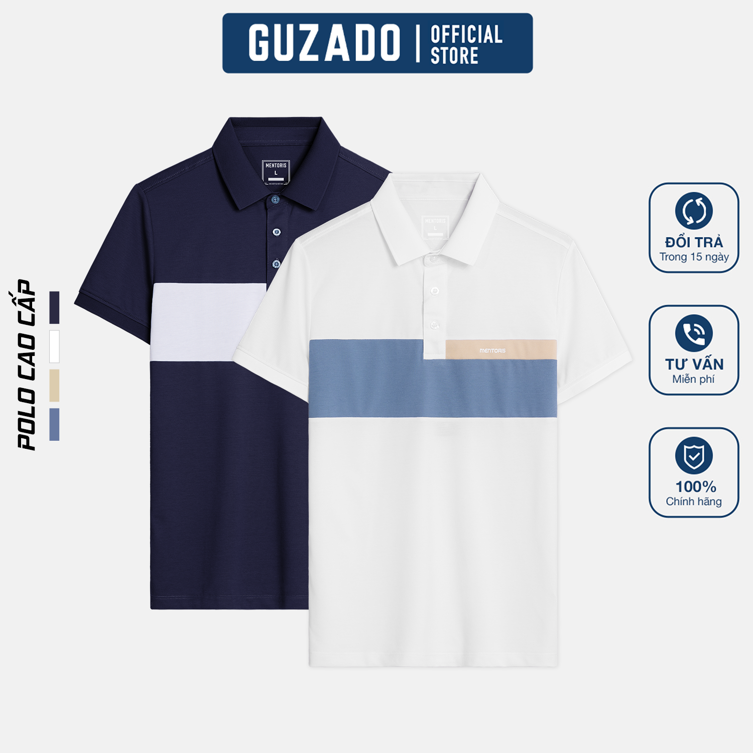 Áo Polo Thời Trang Guzado Vải Cotton MPL2515S_thumbnail_2