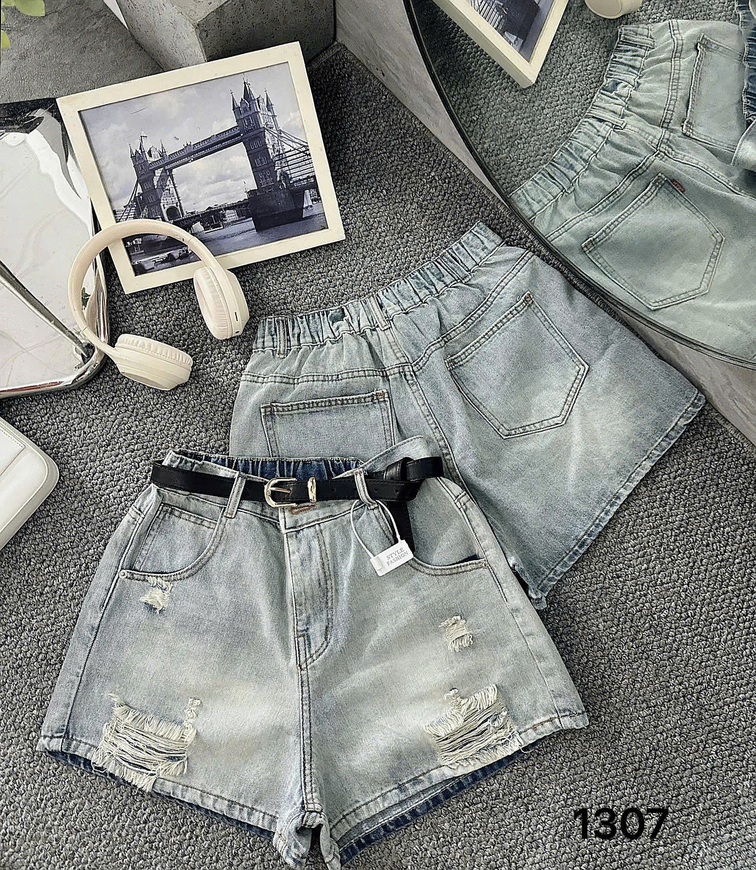 Quần short lưng thun rách bigsize QSJ1307 dành cho nàng béo mập từ 55-90kg_thumbnail_14