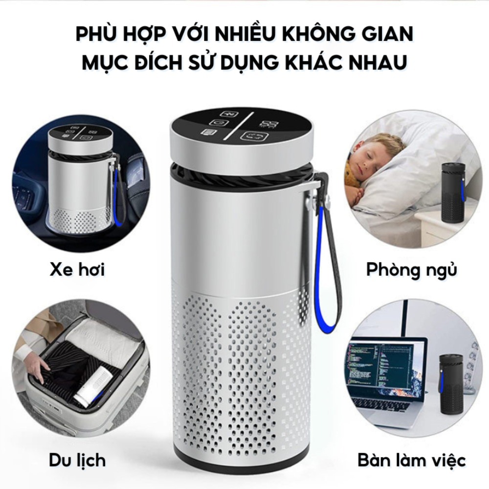 Máy Lọc Không Khí NMIMART LKK01 Cao Cấp - Khử Mùi Hiệu Quả cho Phòng Ngủ và Ô Tô với Bộ Lọc Hepa._thumbnail_1