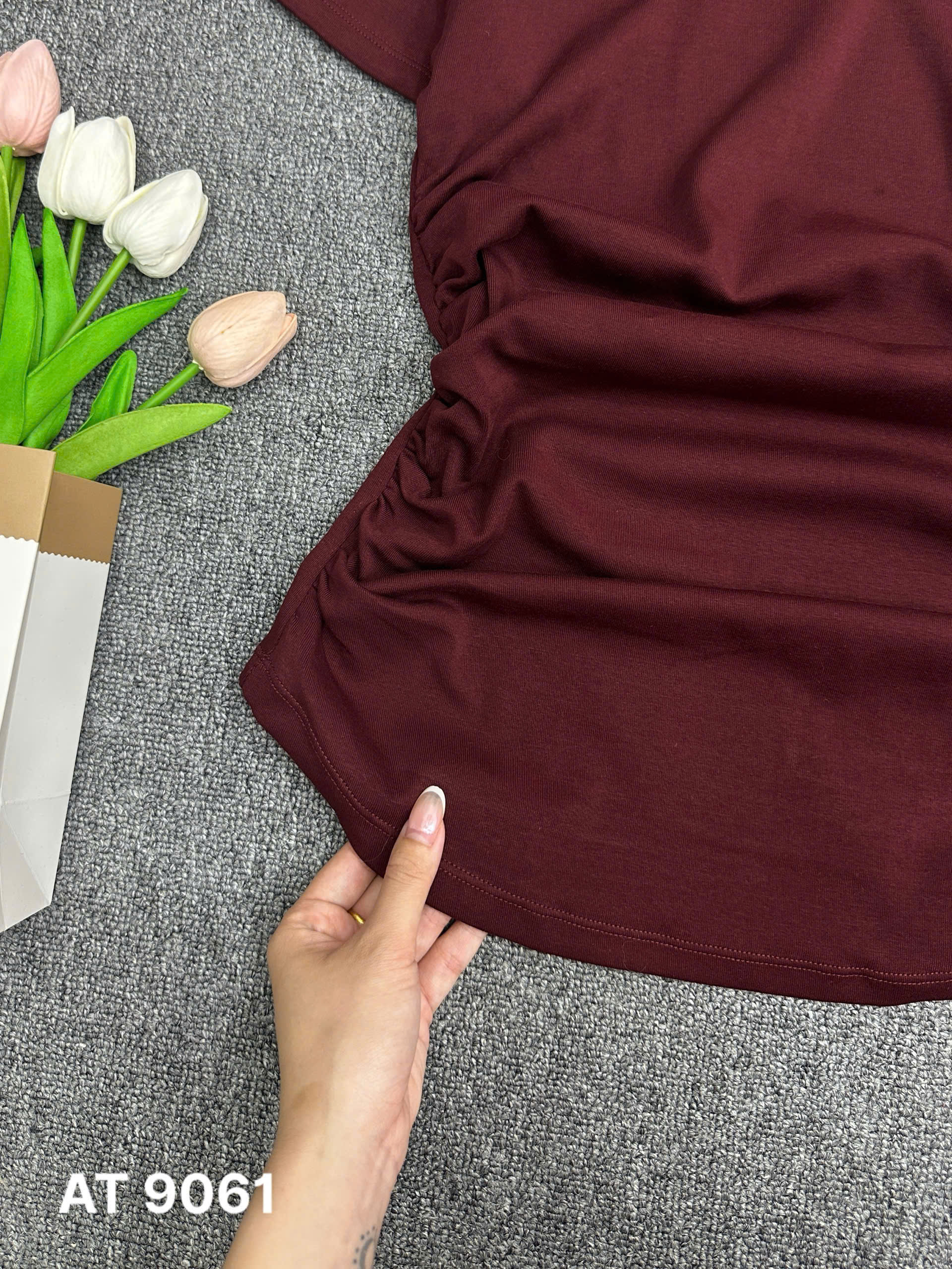 BIGSIZE - Áo thun tay ngắn thêu Alo T- AT9061_thumbnail_4