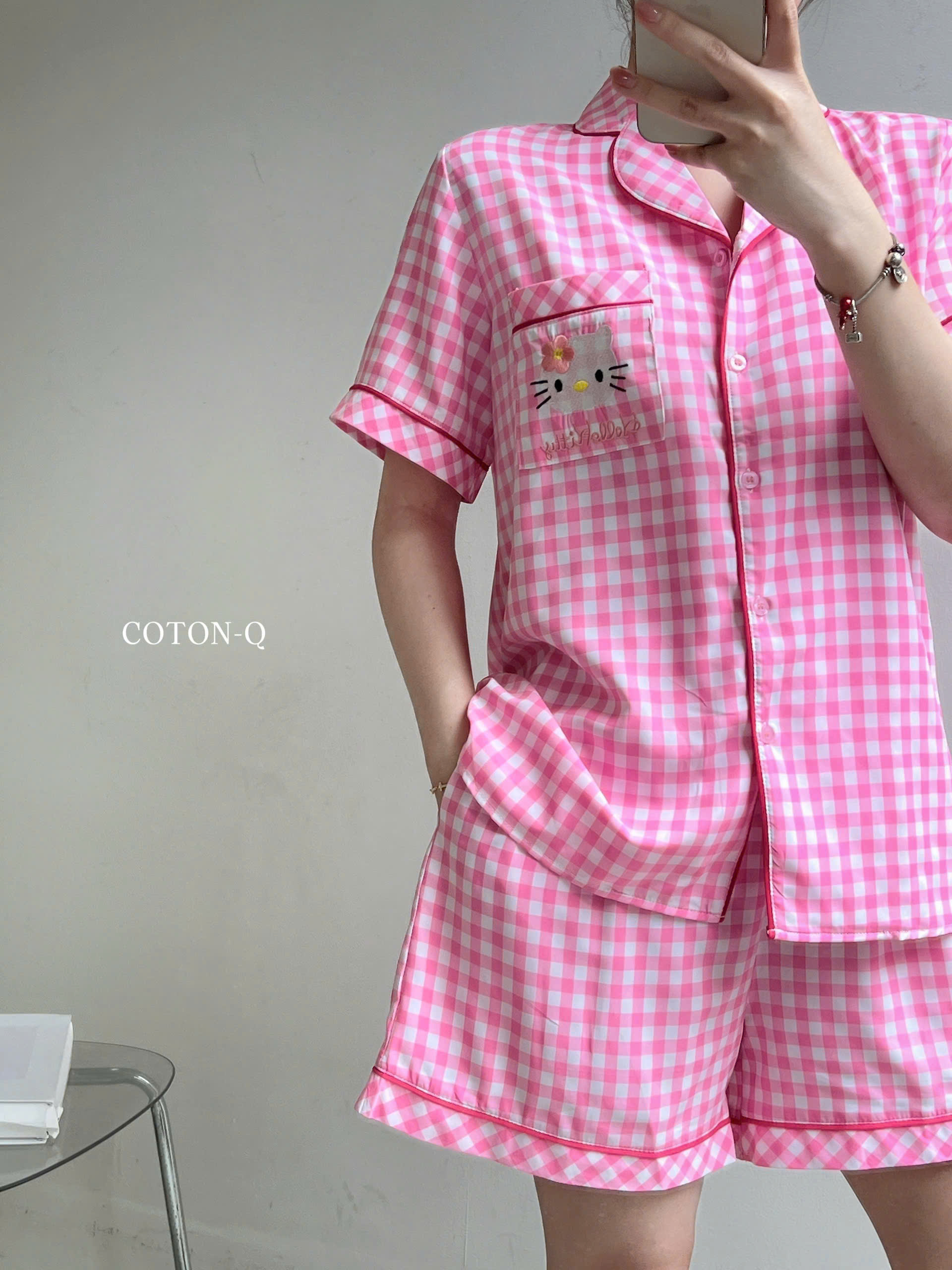 Set bộ đùi caro ( XANH TRỜI )_thumbnail_9