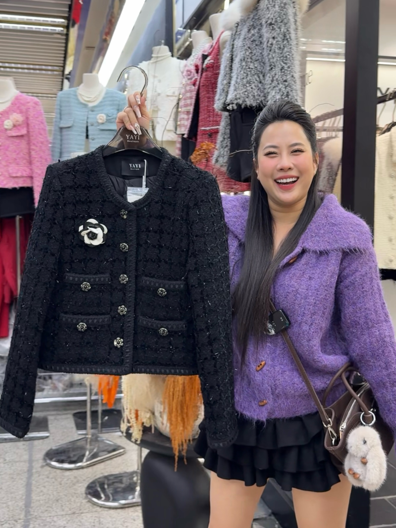 Áo dạ Đen tag hoa - V36_thumbnail_0