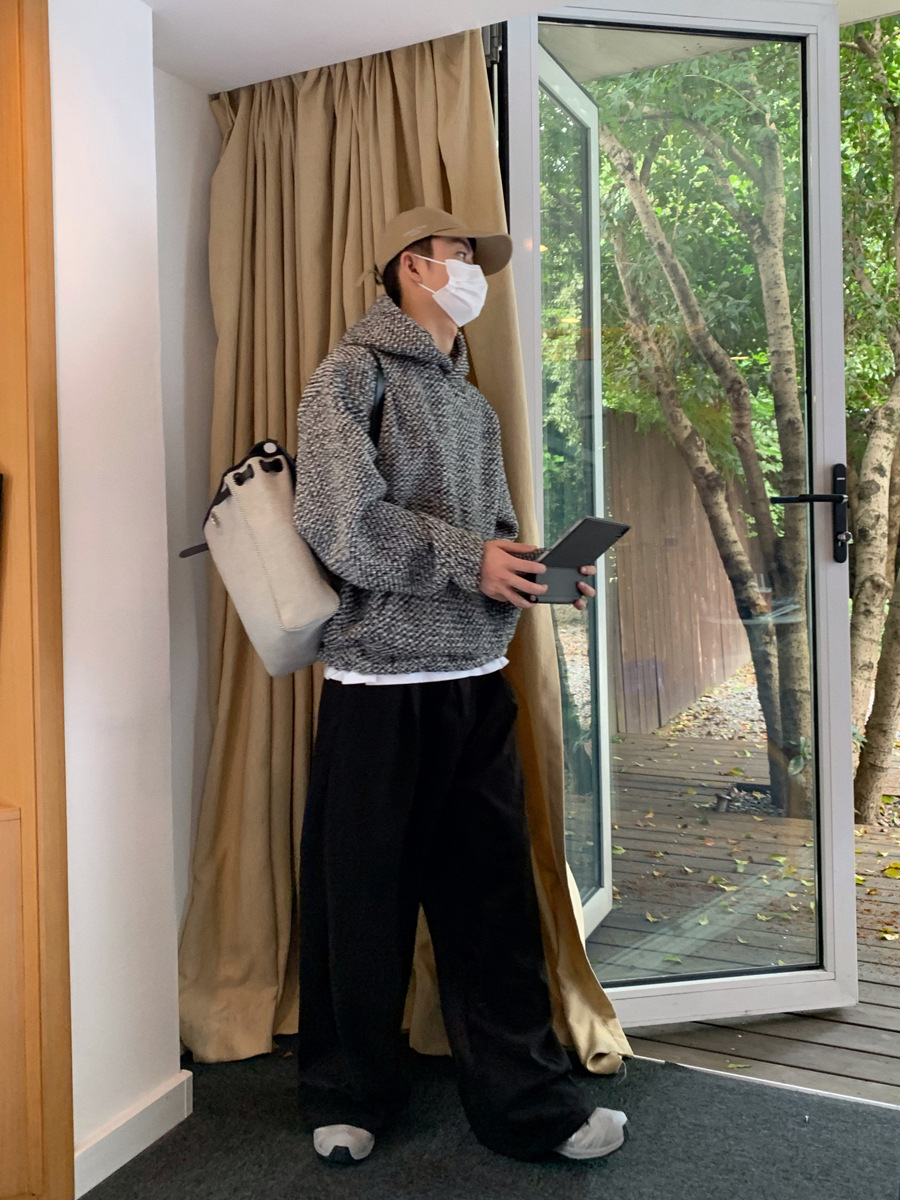 Hoodie Dệt Mélange Oversize_thumbnail_2