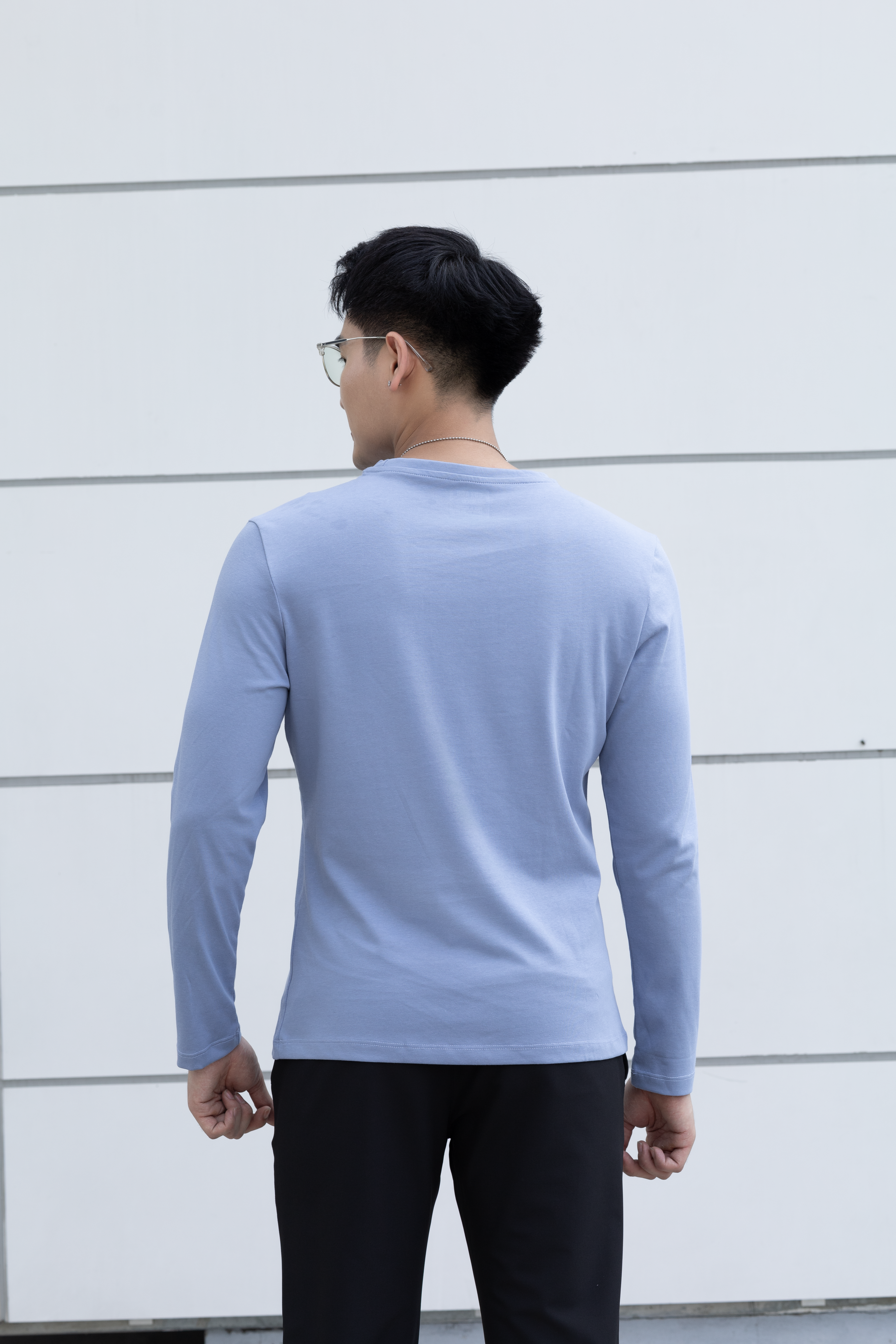 Áo Dài Tay GUZADO Cotton CVC GDT03_thumbnail_4