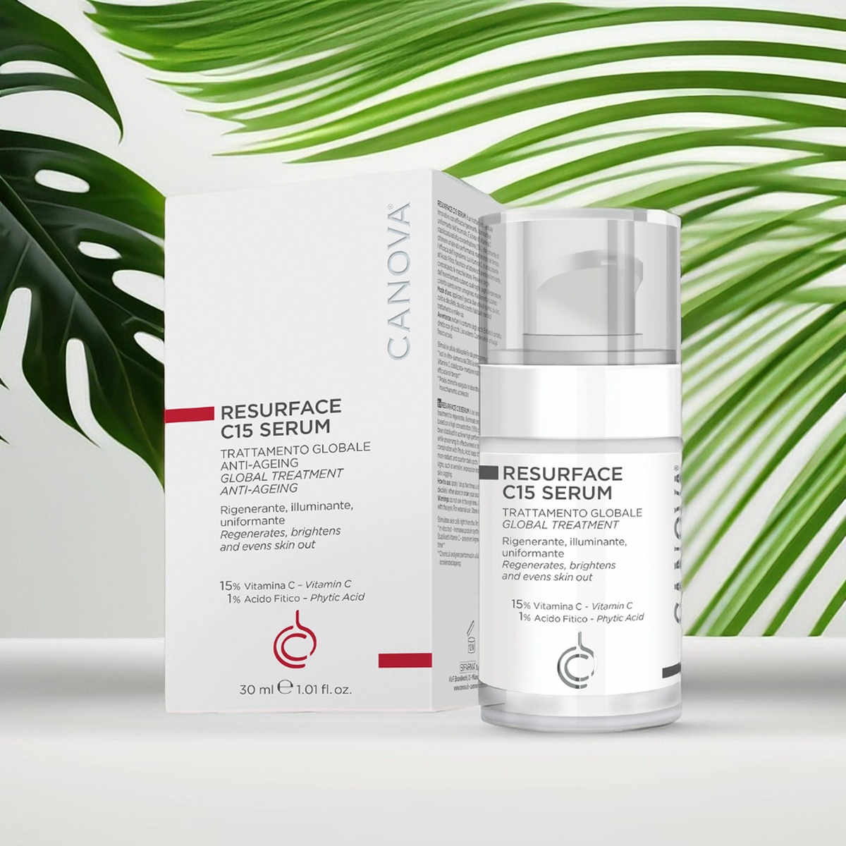 Tinh Chất Trắng Da và Ngăn Ngừa Lão Hóa C15 Canova Resurface 30ml