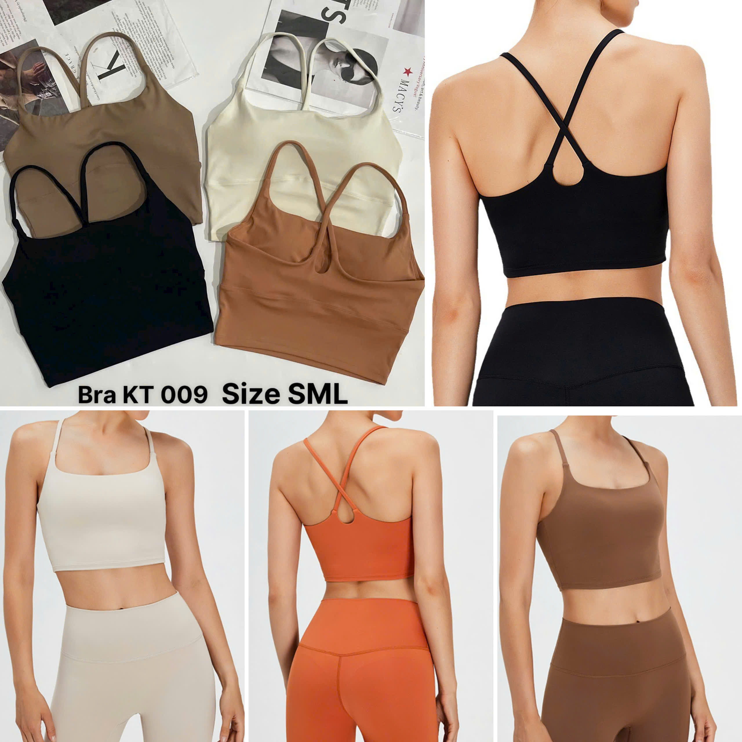 Áo Bra Hai Dây Lưng Giọt Nước
